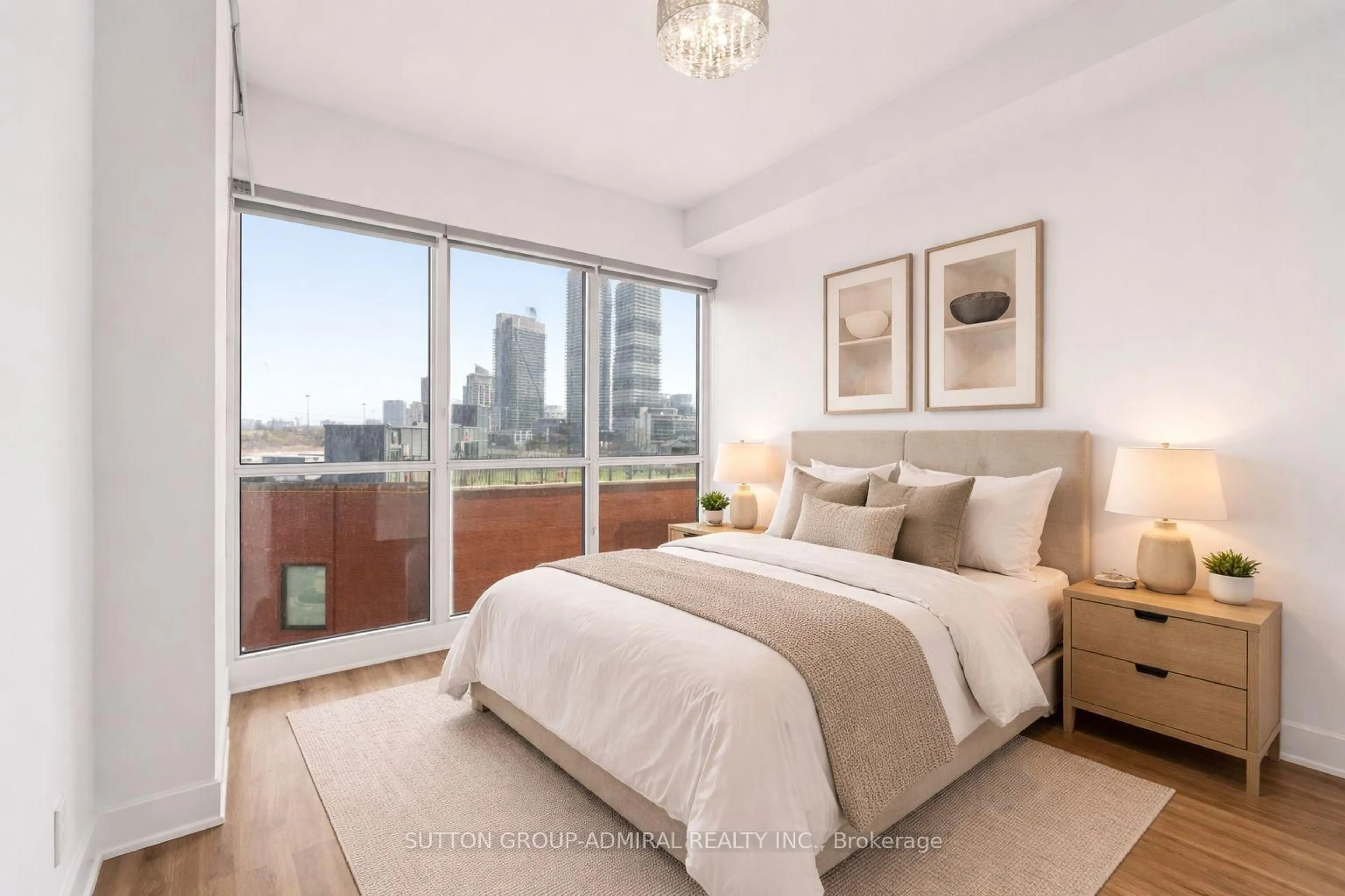 Bedroom with bed, unknown for 10 Park Lawn Rd #625, Toronto Ontario M8V 0H9