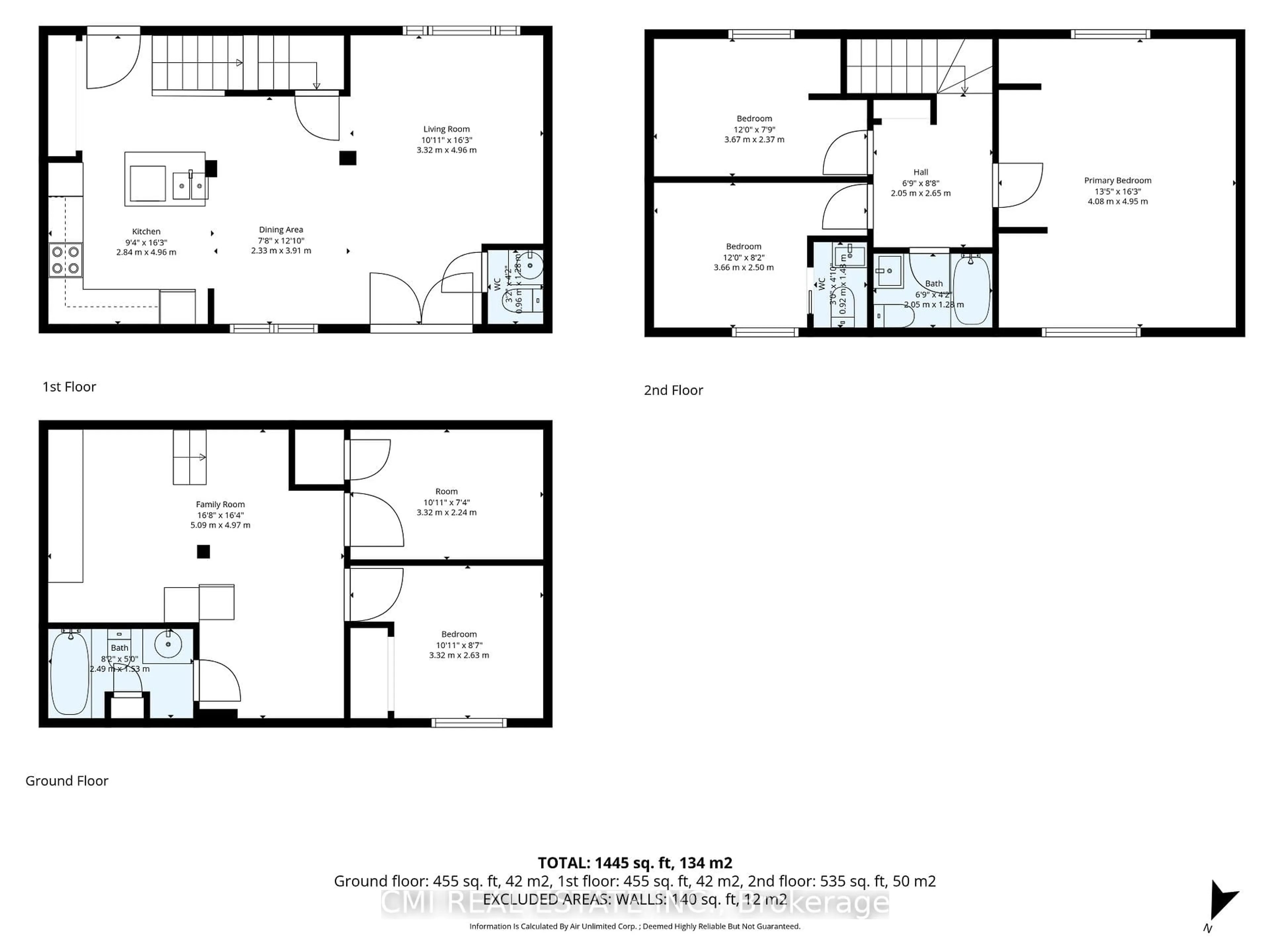 Floor plan for 8 Huronia Crt, Brampton Ontario L6S 2C7