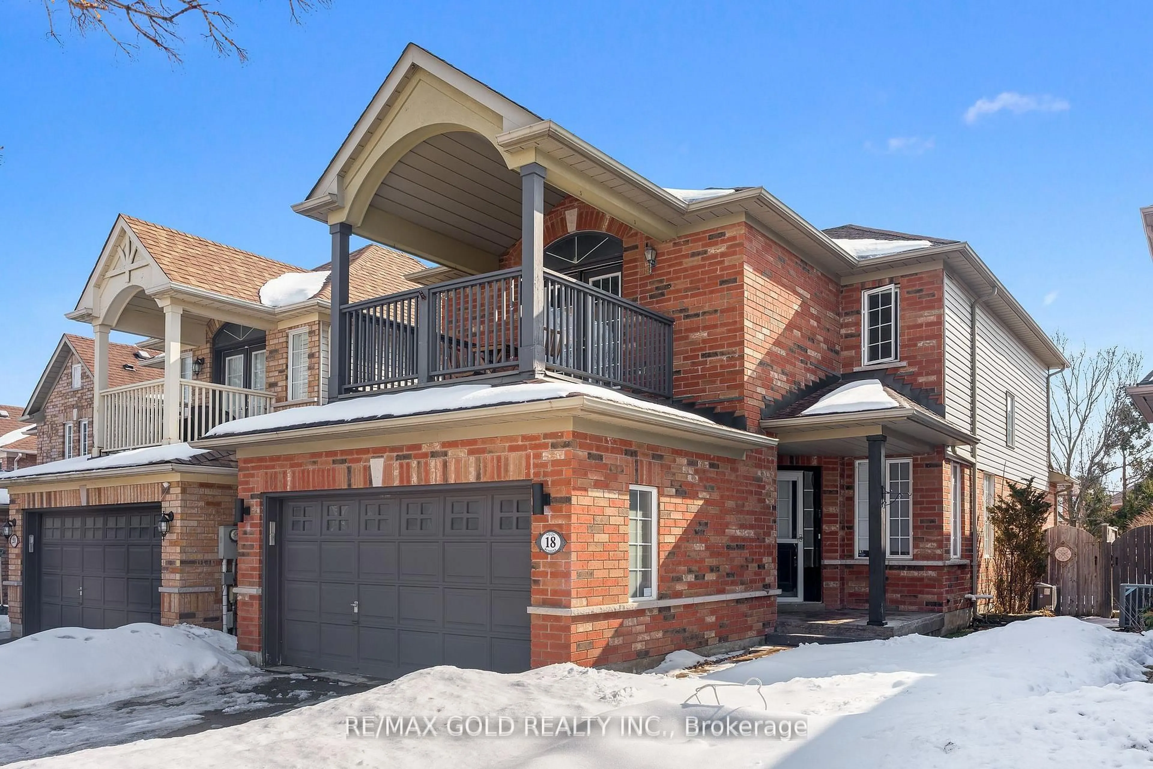 Home with brick exterior material, street for 18 Russell St, Halton Hills Ontario L7G 5Y7