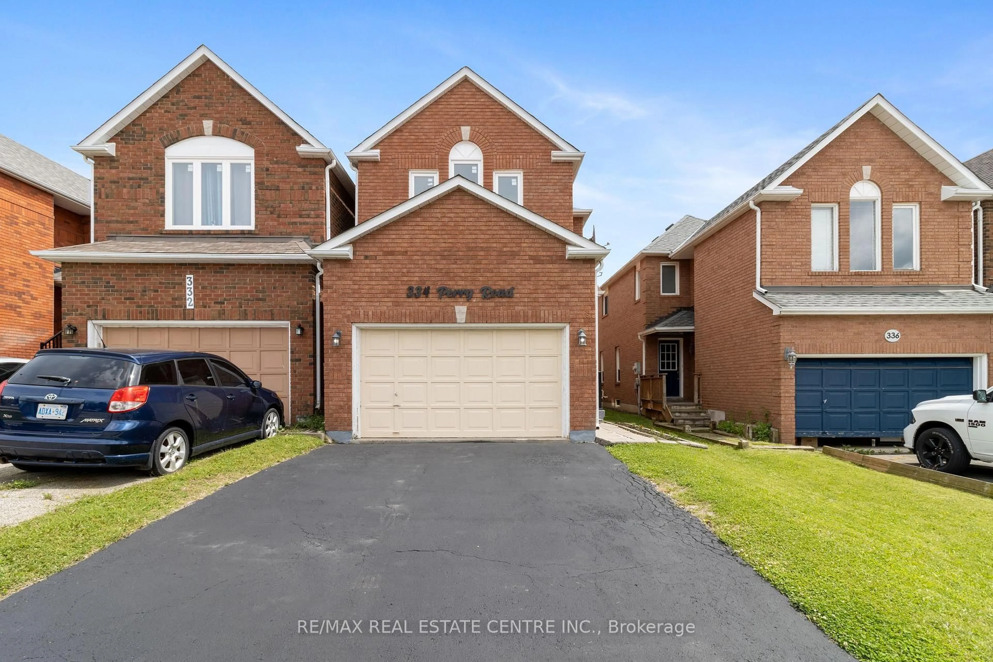 Home with brick exterior material, street for 334 Perry Rd, Orangeville Ontario L9W 4Z1