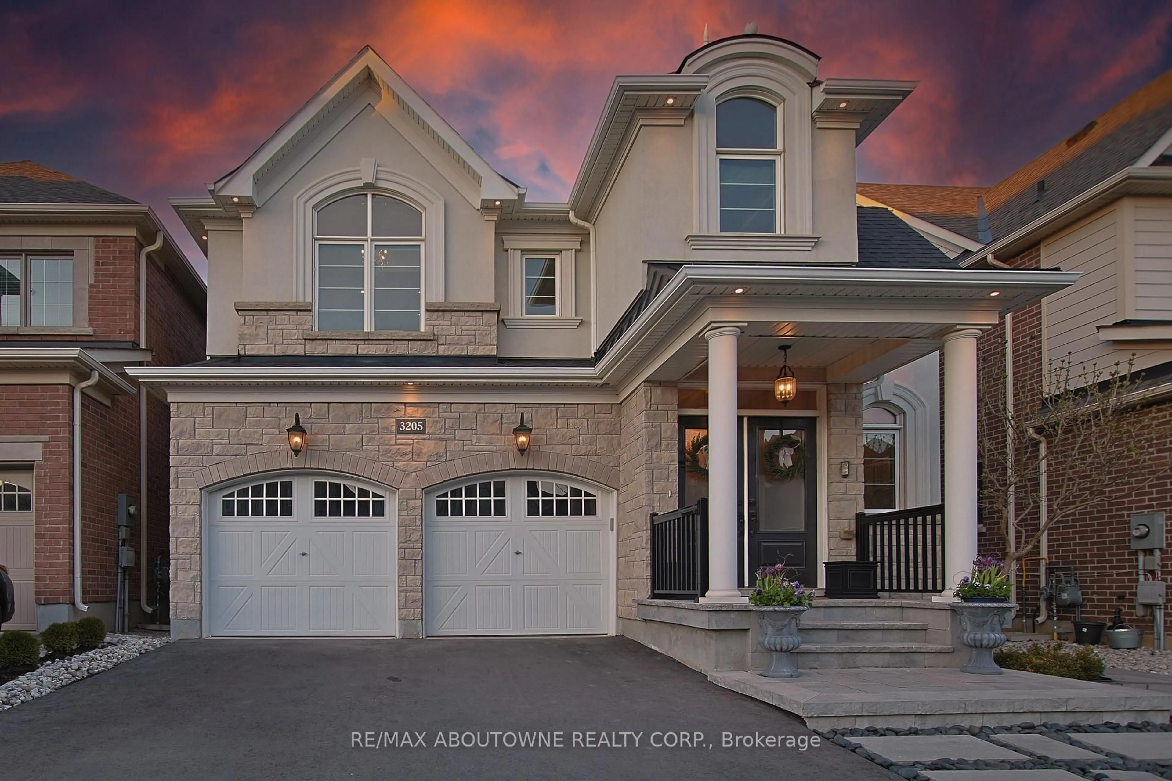 Home with brick exterior material, street for 3205 Violet Gdns, Oakville Ontario L6M 1L5