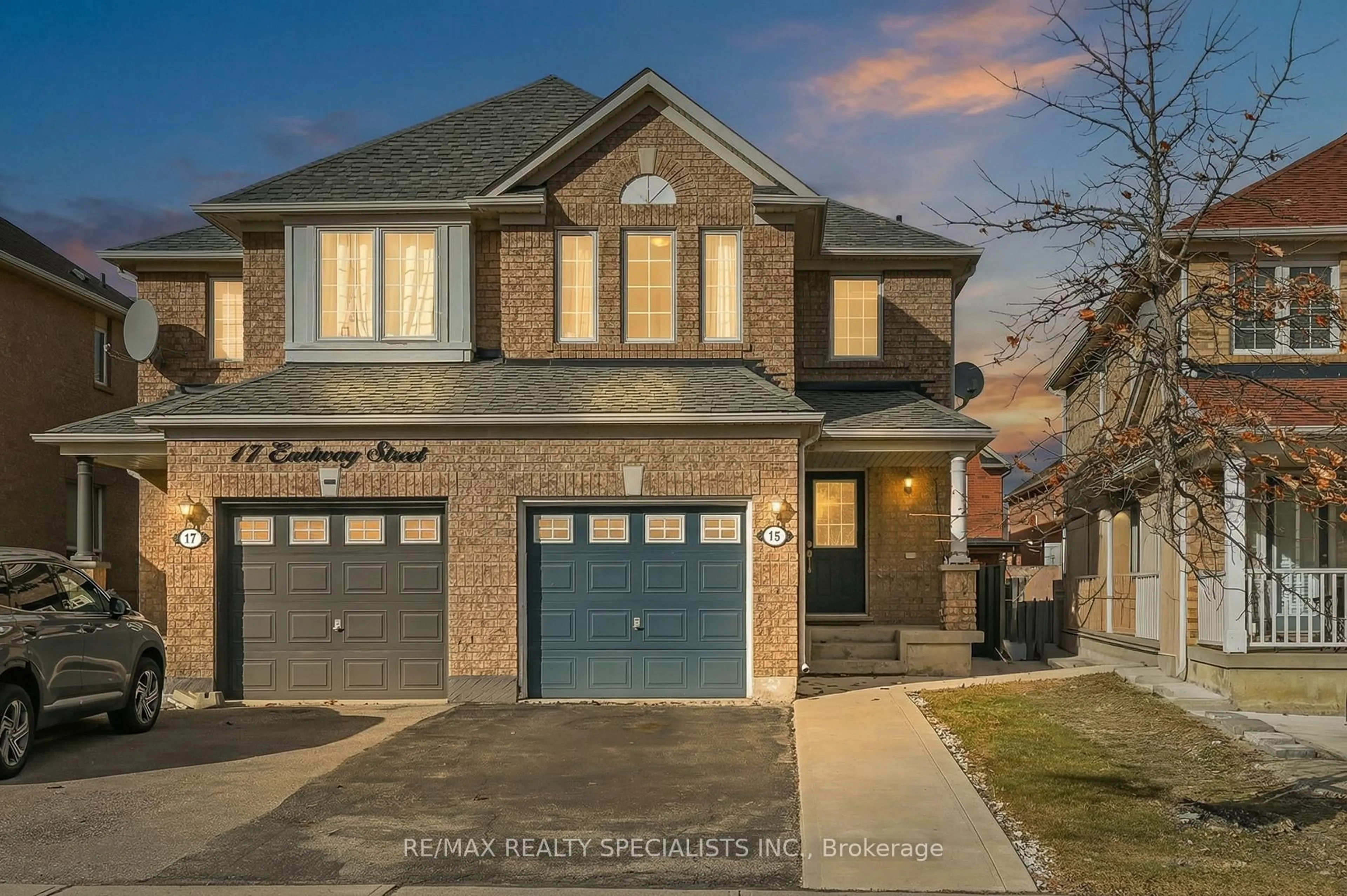 Home with brick exterior material, street for 15 Eastway St, Brampton Ontario L6S 6L8
