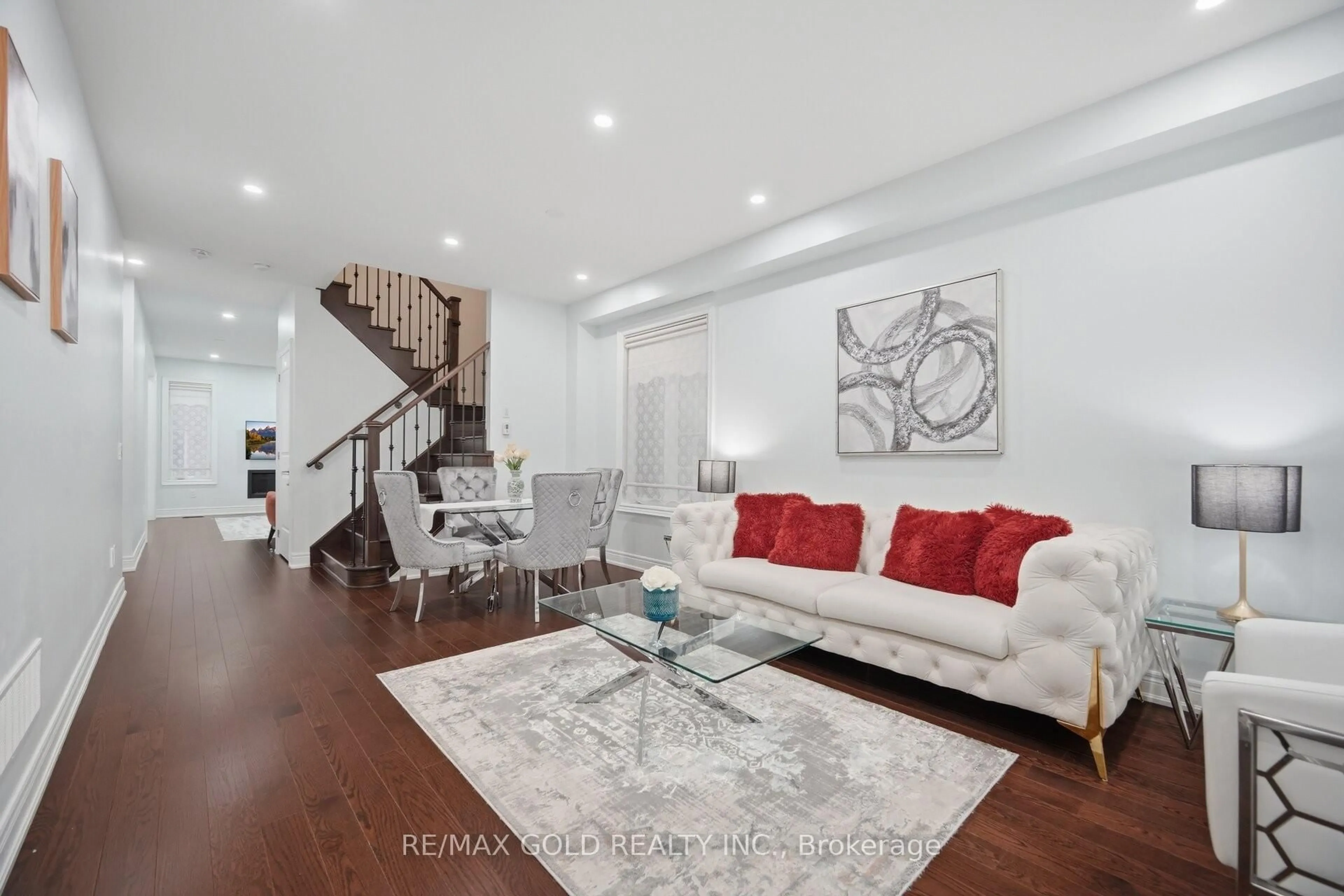 Living room with furniture, unknown for 11 Sinatra St, Brampton Ontario L6R 4B3