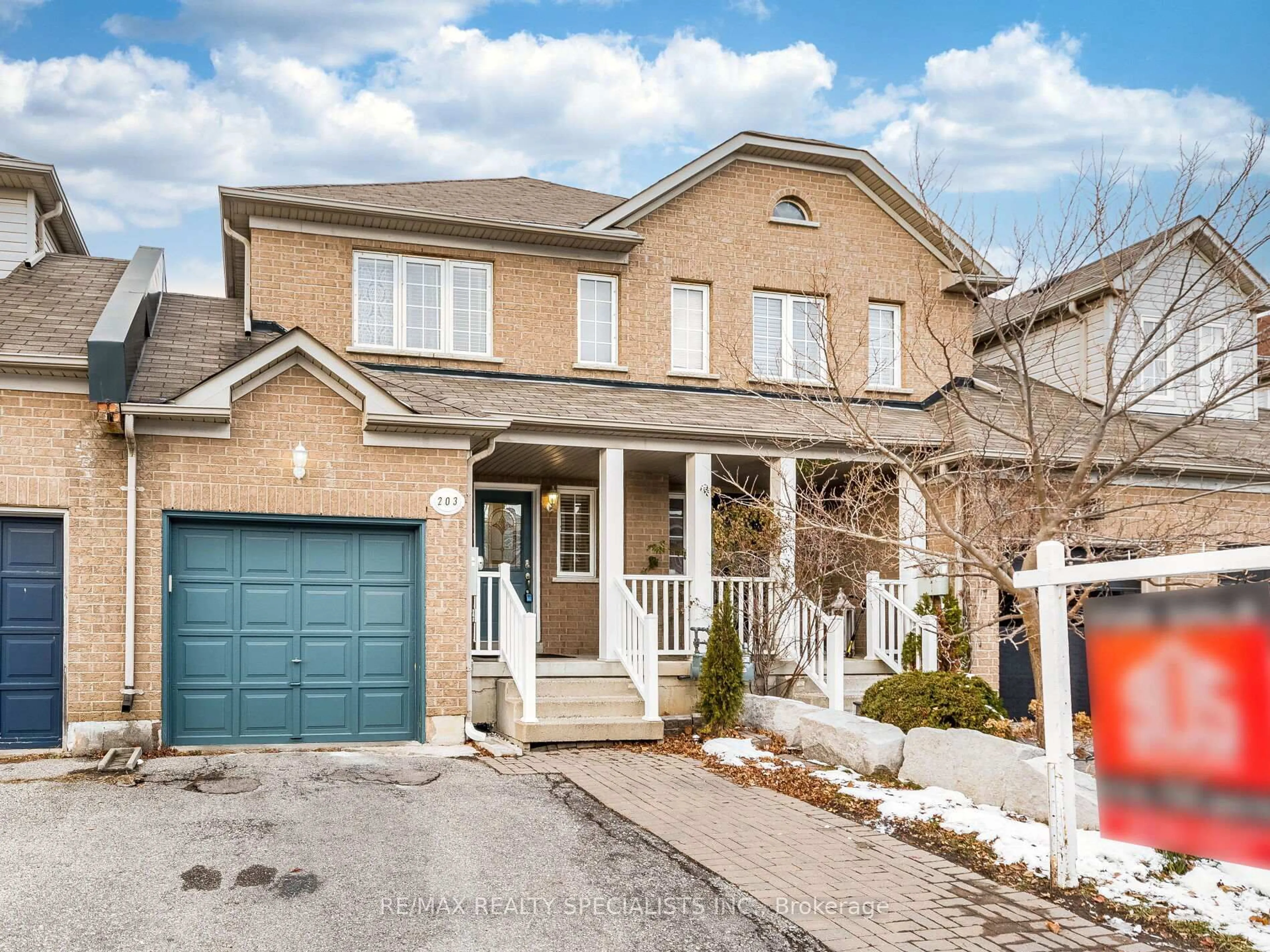 Home with brick exterior material, street for 203 Sherwood Rd, Milton Ontario L9T 7C1