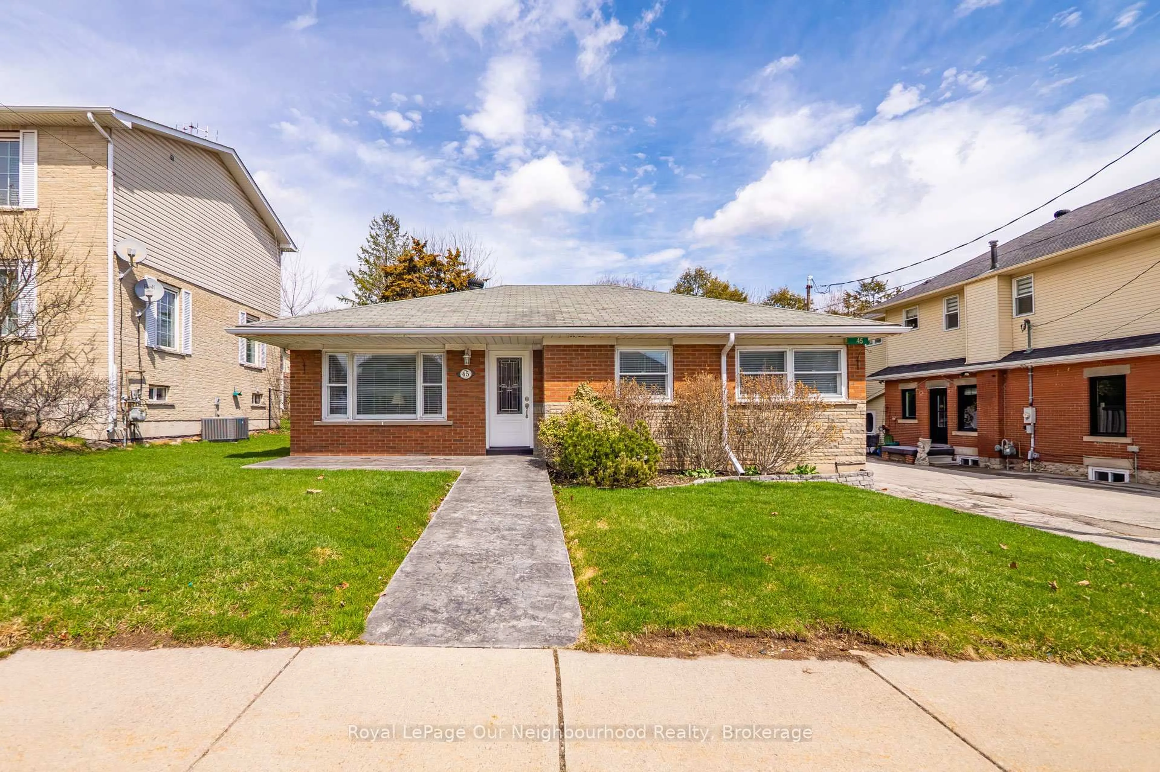 Home with brick exterior material, street for 45 Main St, Milton Ontario L0P 1B0