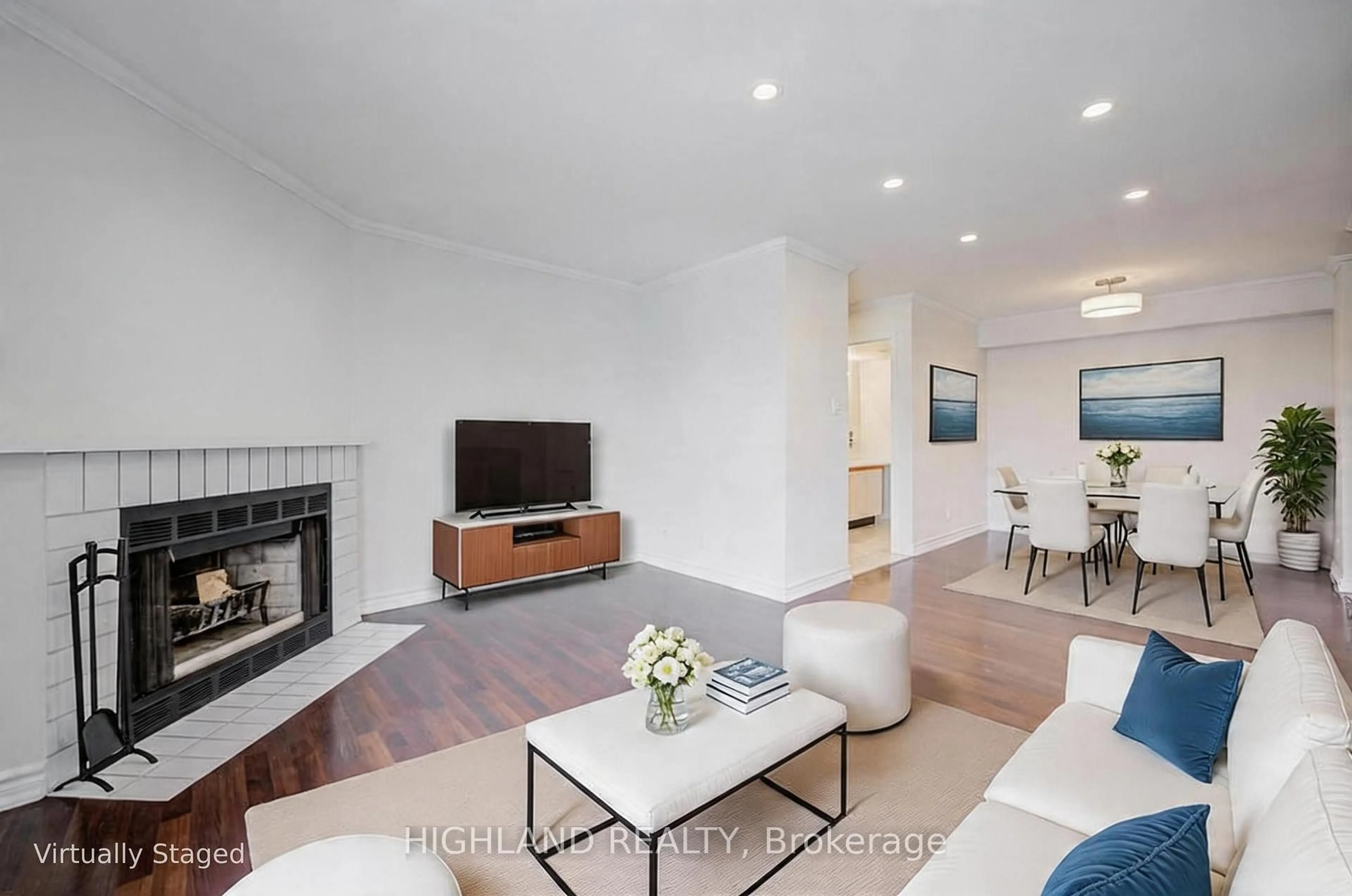 Living room with furniture, unknown for 95 Trailwood Dr #1033, Mississauga Ontario L4Z 3L2