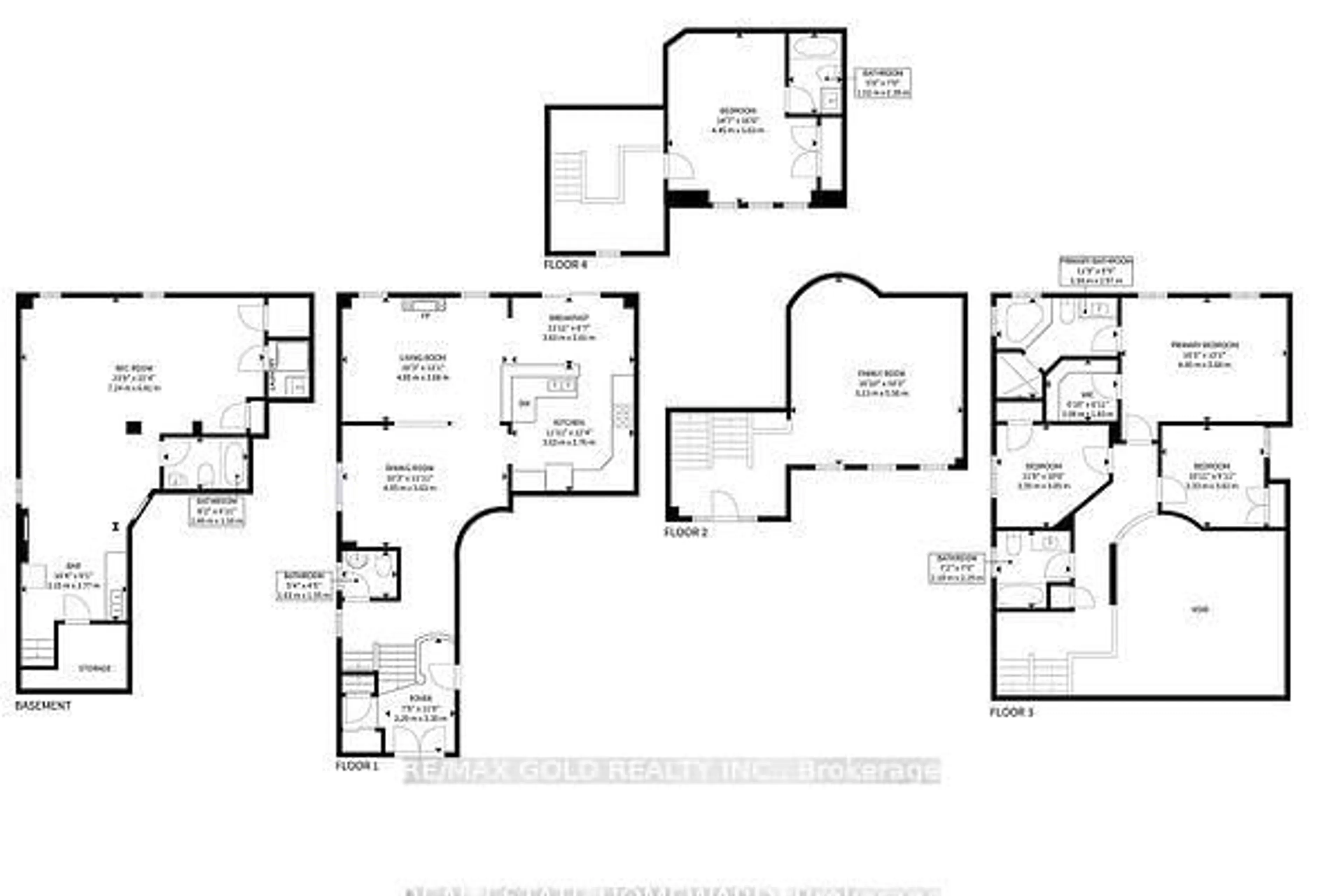 Floor plan for 23 Pathmaster Rd, Brampton Ontario L6P 2G8