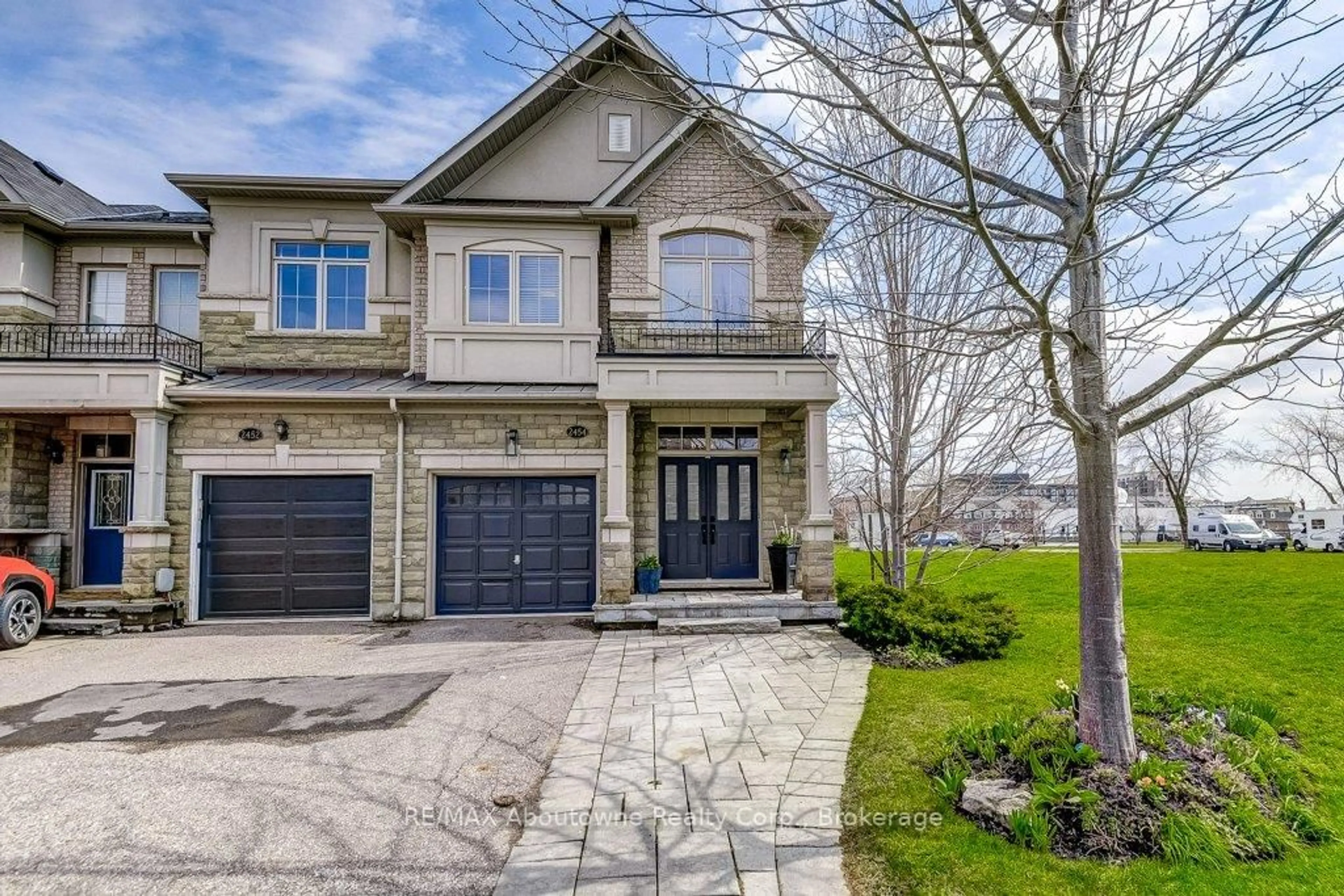 Home with brick exterior material, street for 2454 Greenwich Dr, Oakville Ontario L6M 0R8