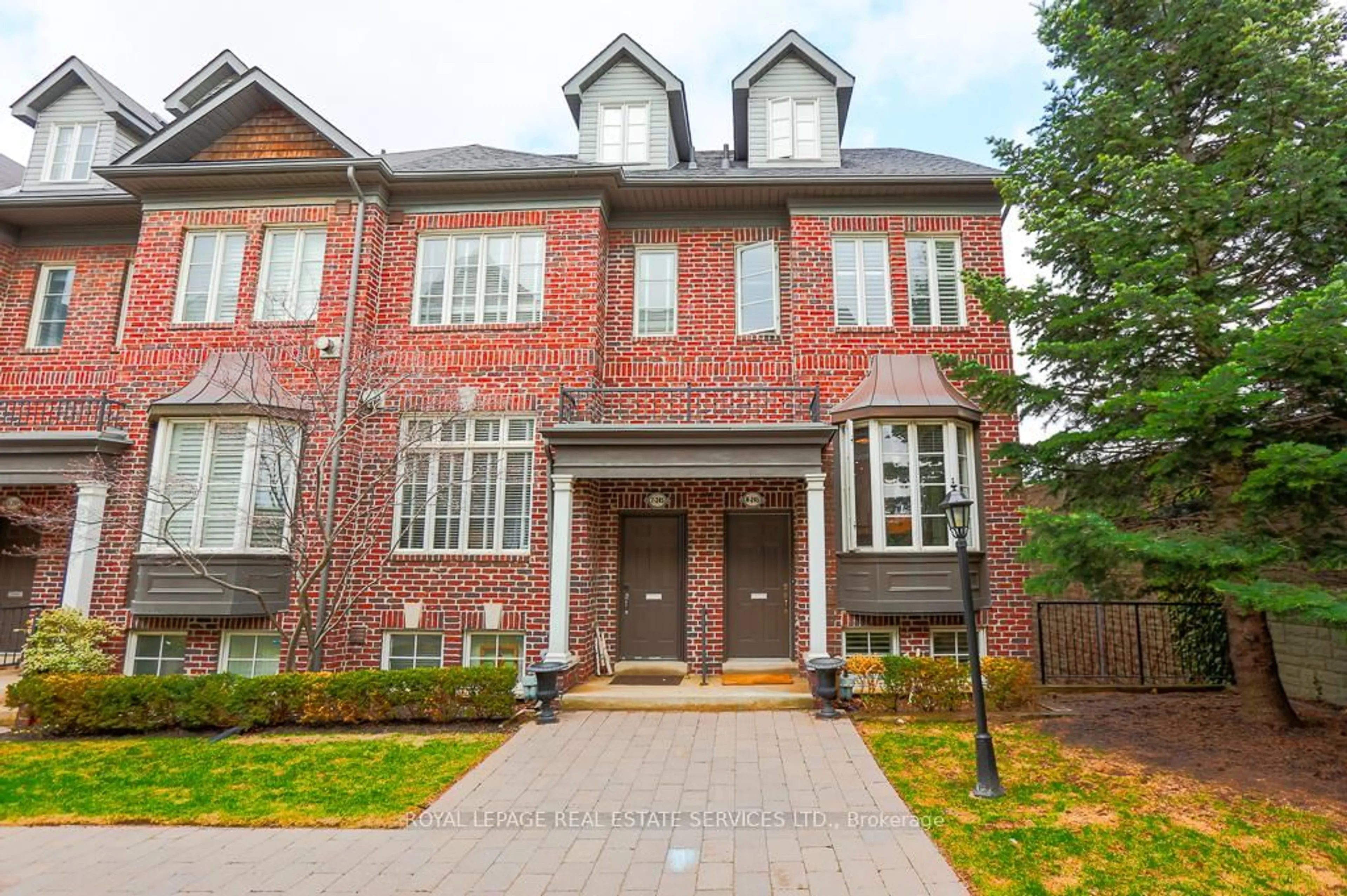 Home with brick exterior material, street for 245 Van Dusen Blvd ##8, Toronto Ontario M8Z 3J2