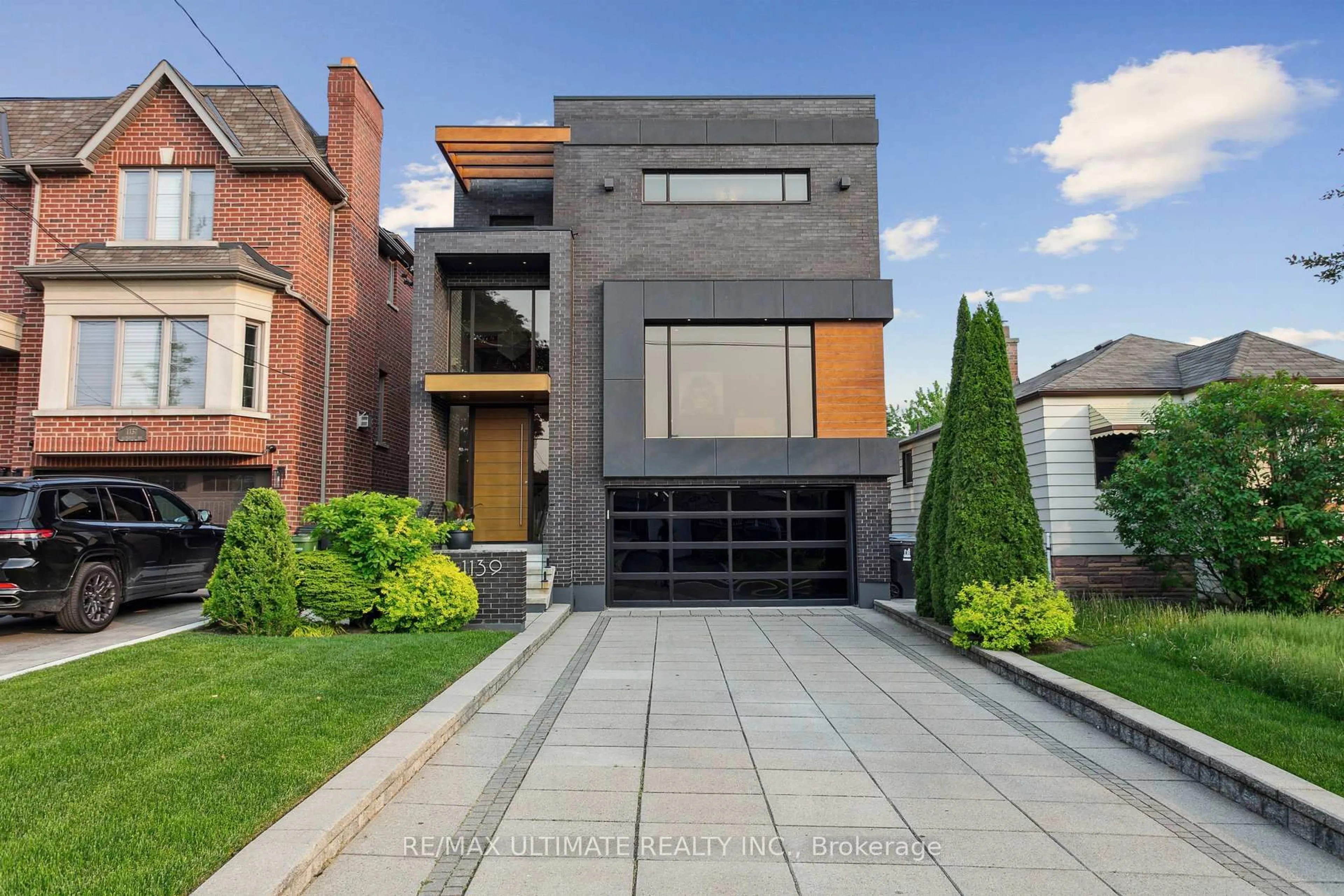 Home with brick exterior material, street for 1139 Glengrove Ave, Toronto Ontario M6B 2K5