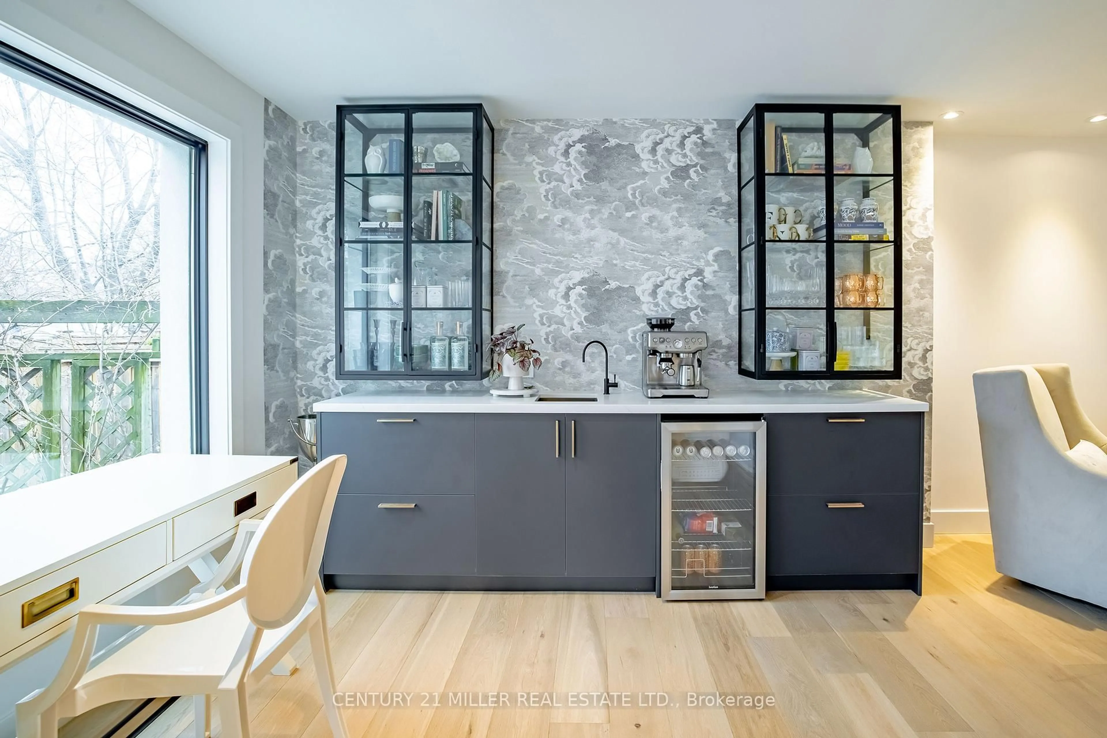 Contemporary kitchen, ceramic/tile floor for 2433 Trevor Dr, Oakville Ontario L6L 5C4