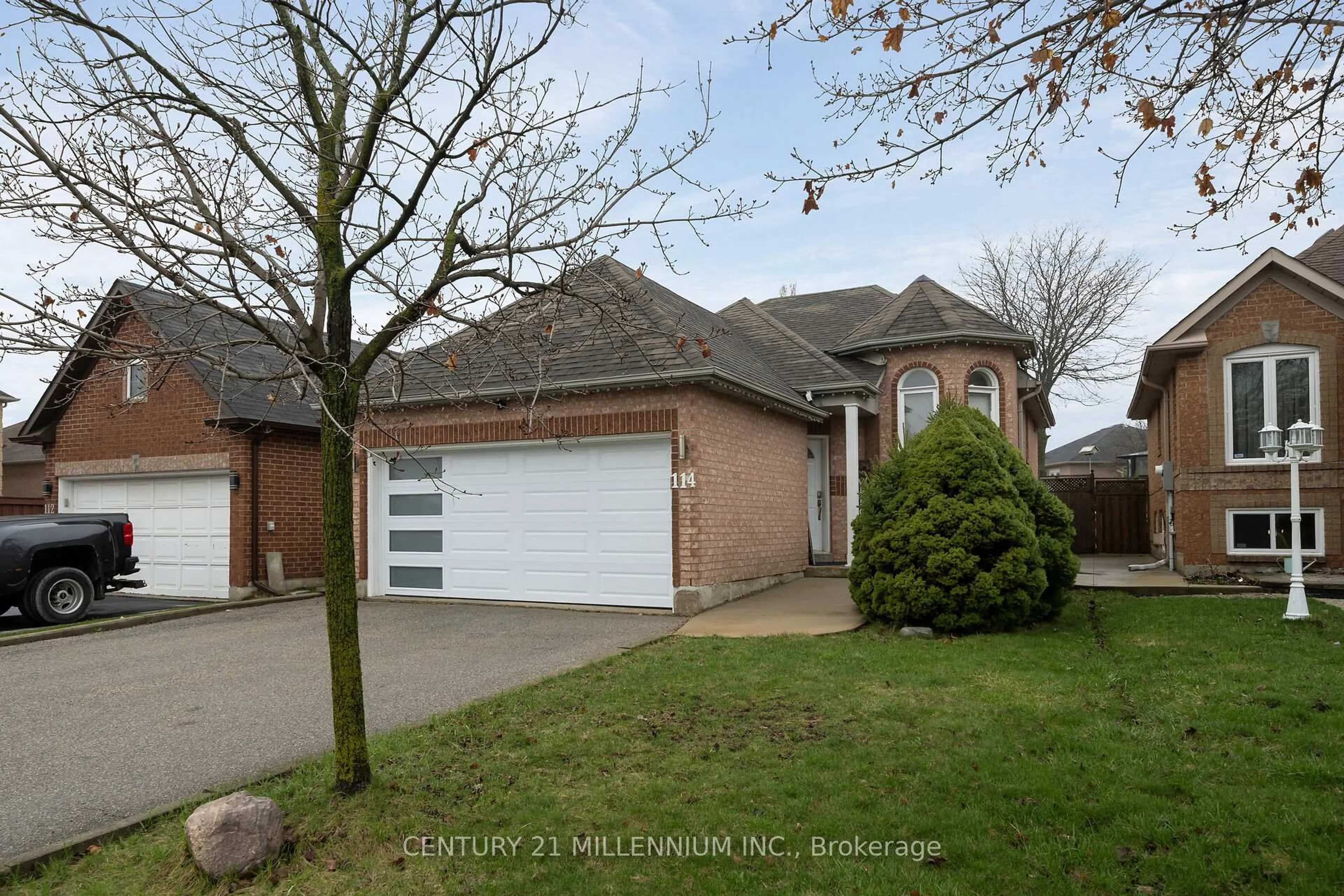 Home with brick exterior material, street for 114 Royal Orchard Dr, Brampton Ontario L6X 4L4