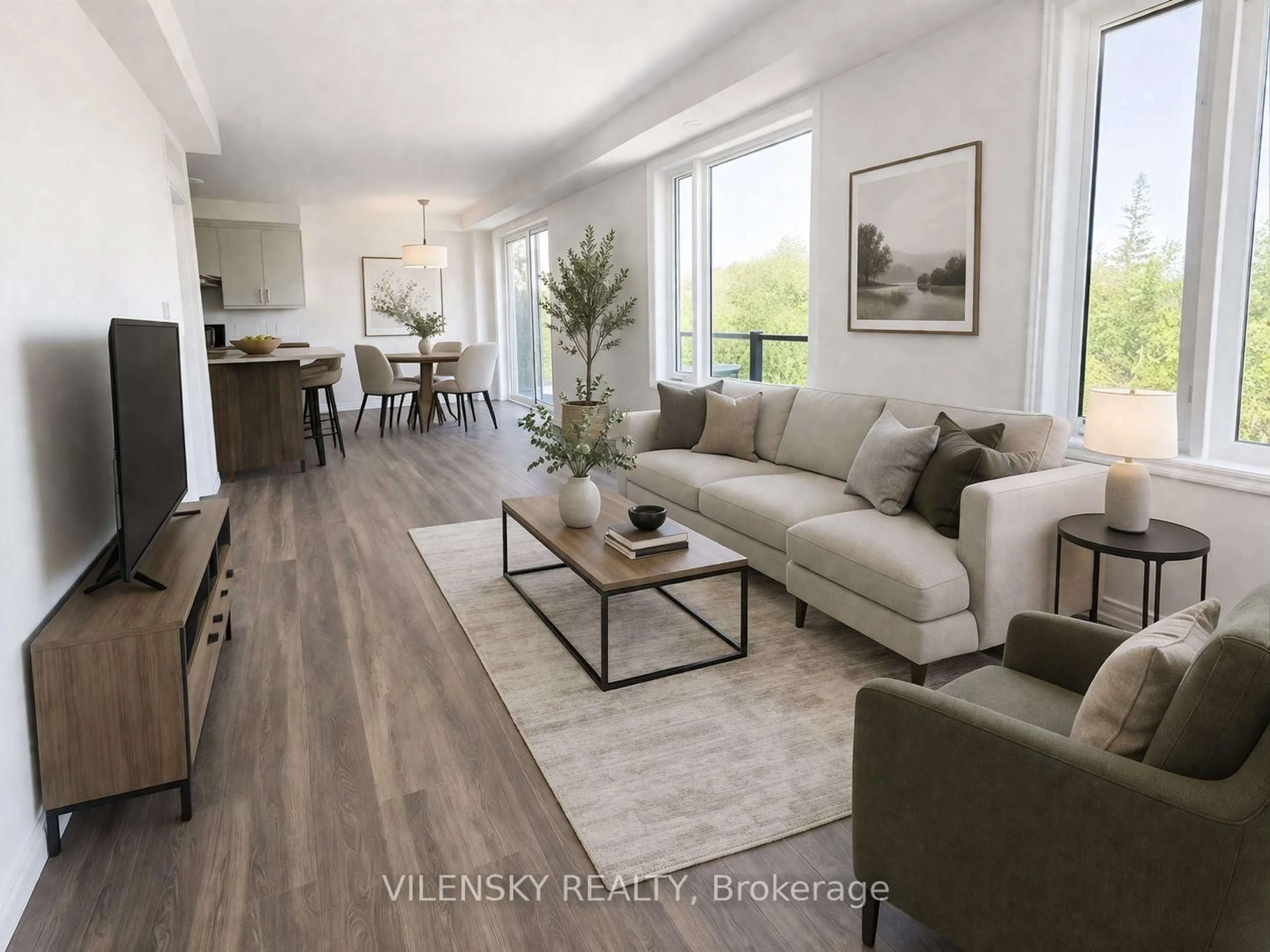 Living room with furniture, unknown for 45 Knotsberry Circ #42, Brampton Ontario L6Y 6G1