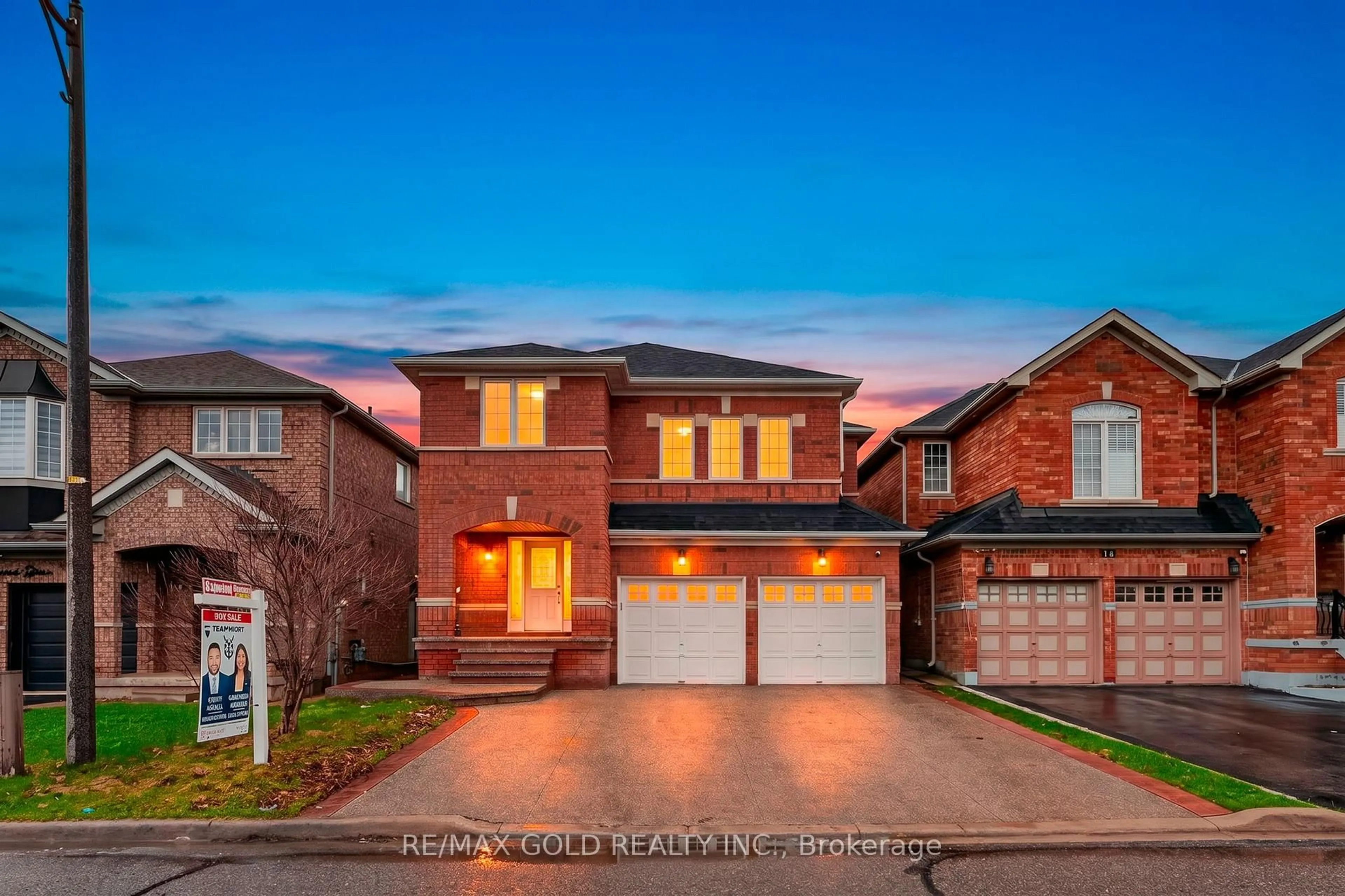 Home with brick exterior material, street for 12 Linderwood Dr, Brampton Ontario L7A 1R7