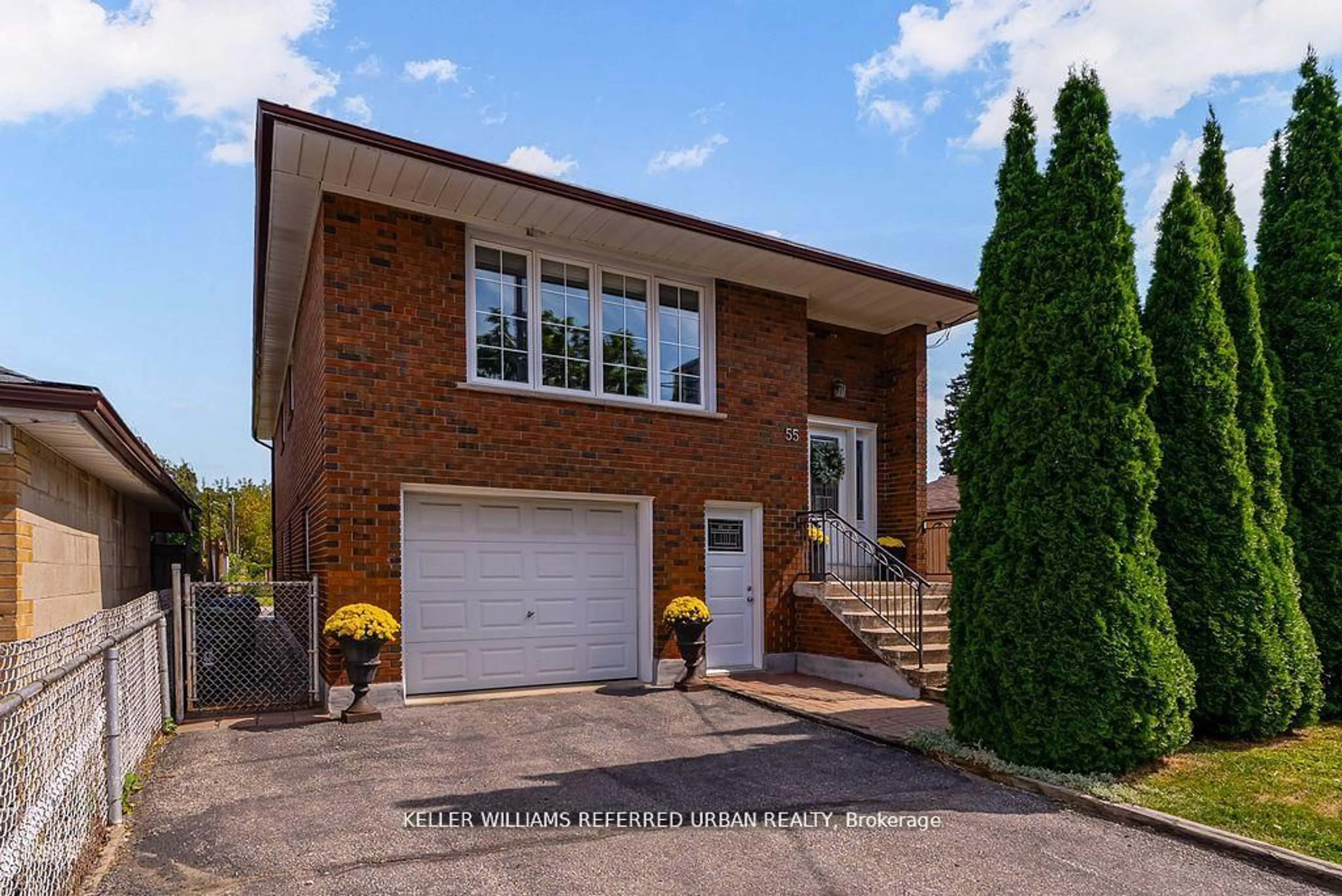 Home with brick exterior material, street for 55 Tedder St, Toronto Ontario M6M 4X2