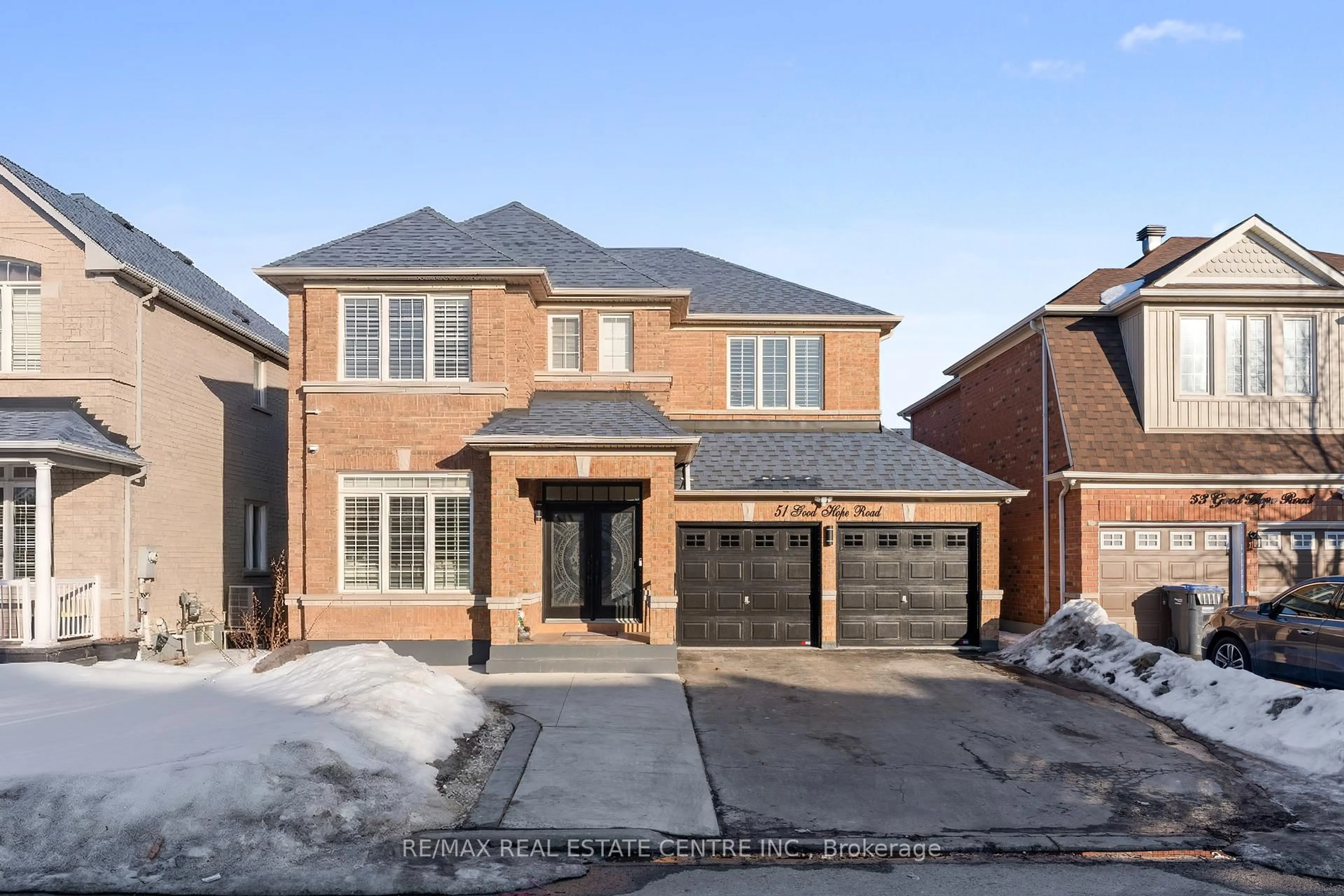 Home with brick exterior material, street for 51 Good Hope Rd, Brampton Ontario L6R 3L4