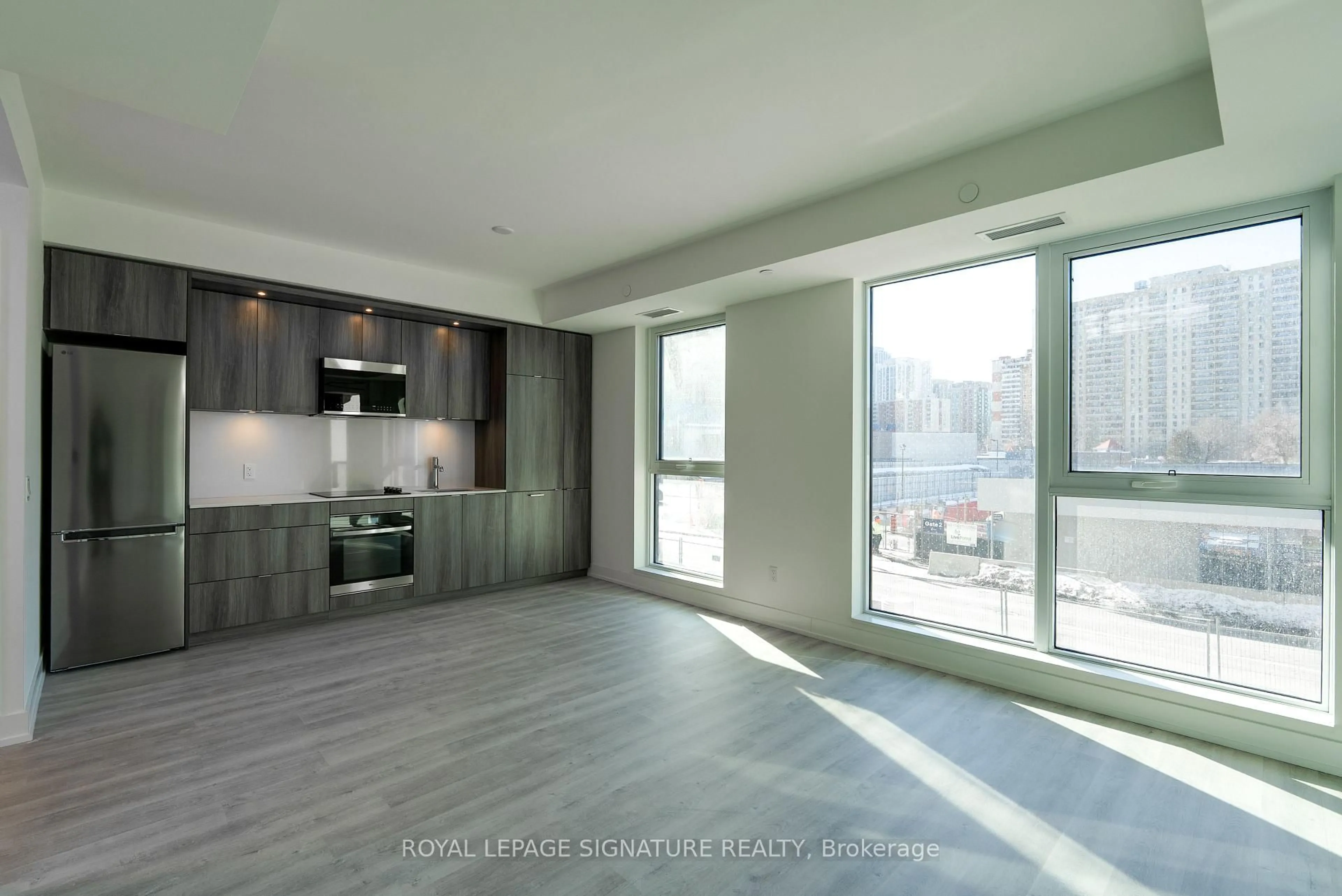 Open concept kitchen, unknown for 25 Cordova Ave #219, Toronto Ontario M9A 0E5