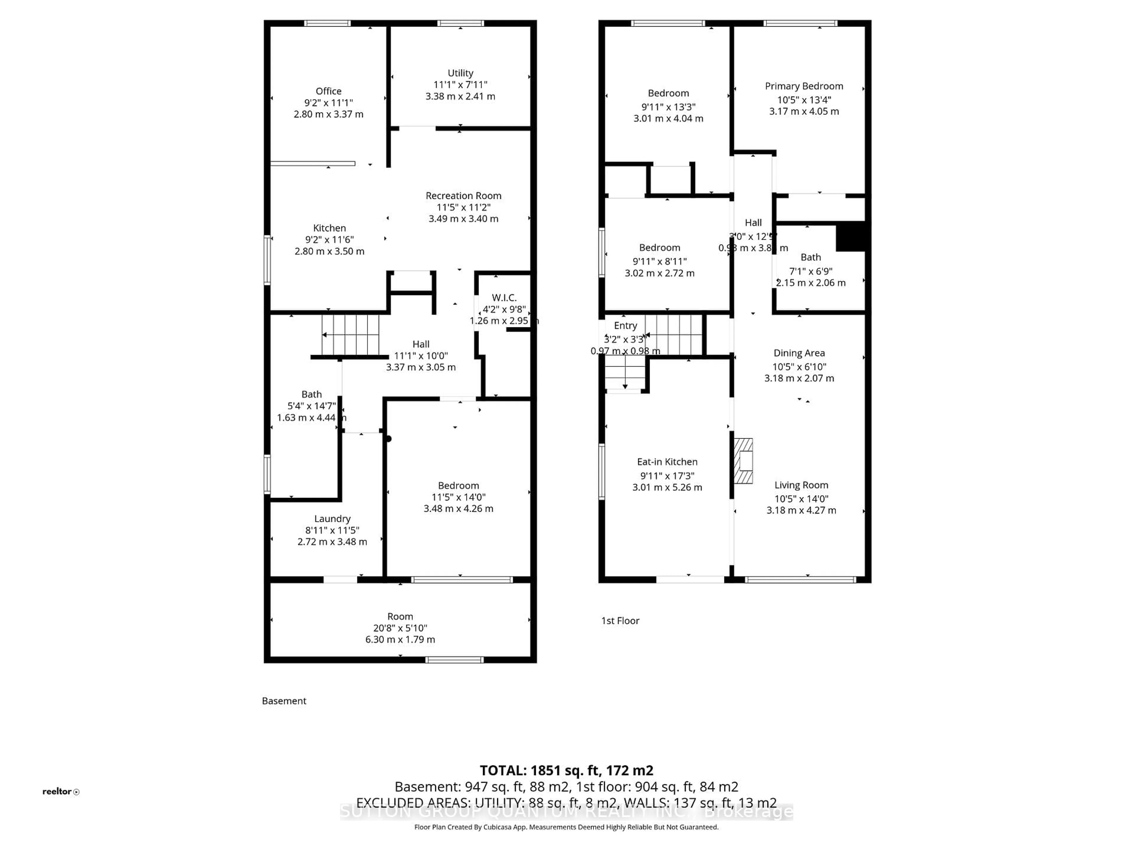 Floor plan for 1257 Alexandra Ave, Mississauga Ontario L5E 2A7