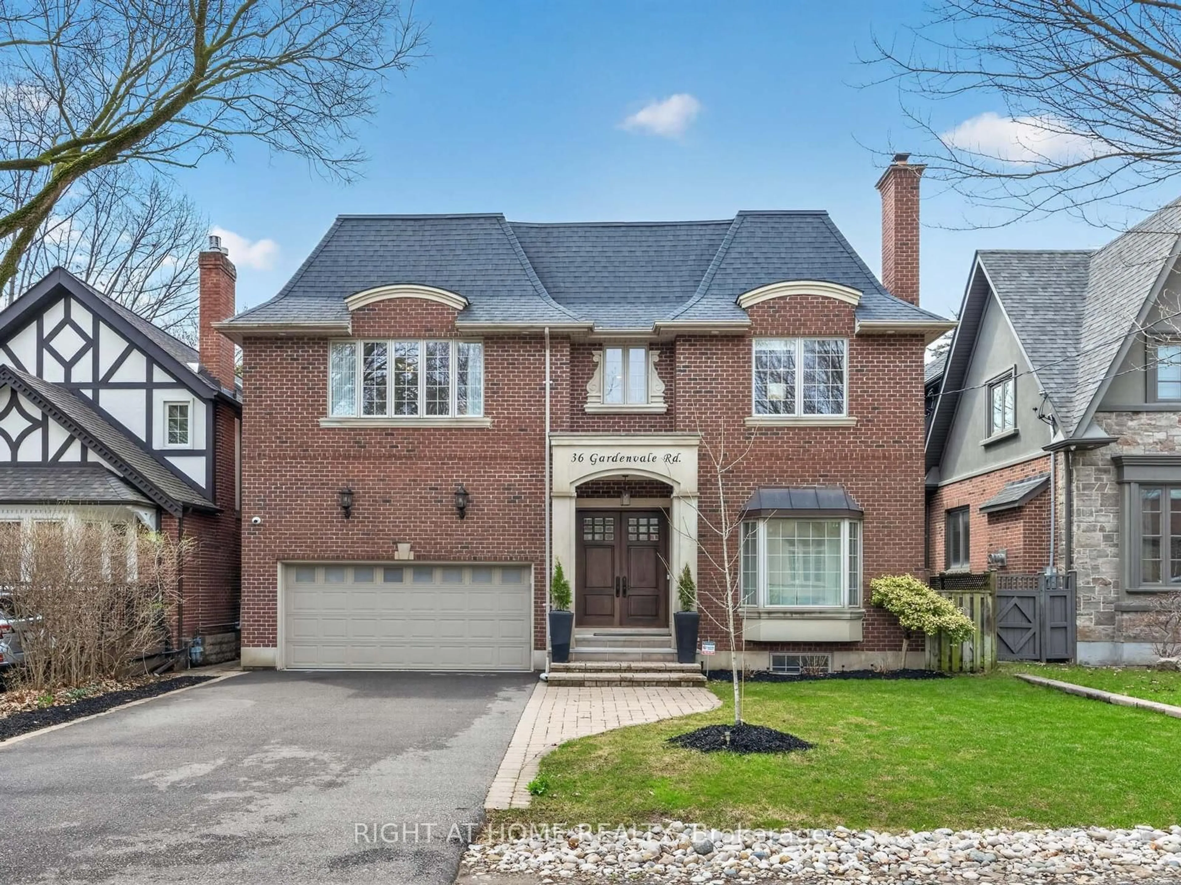 Home with brick exterior material, street for 36 Gardenvale Rd, Toronto Ontario M8Z 4B9