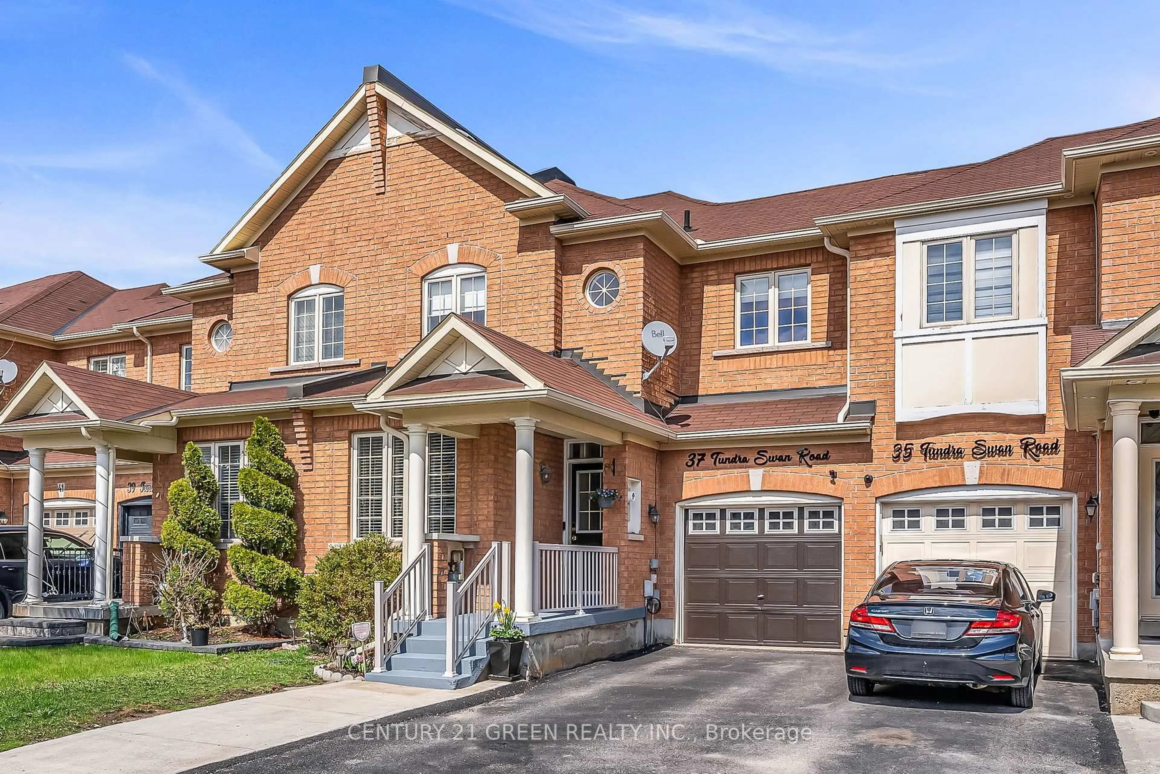 Home with brick exterior material, street for 37 Tundra Swan Rd, Brampton Ontario L6R 3L9
