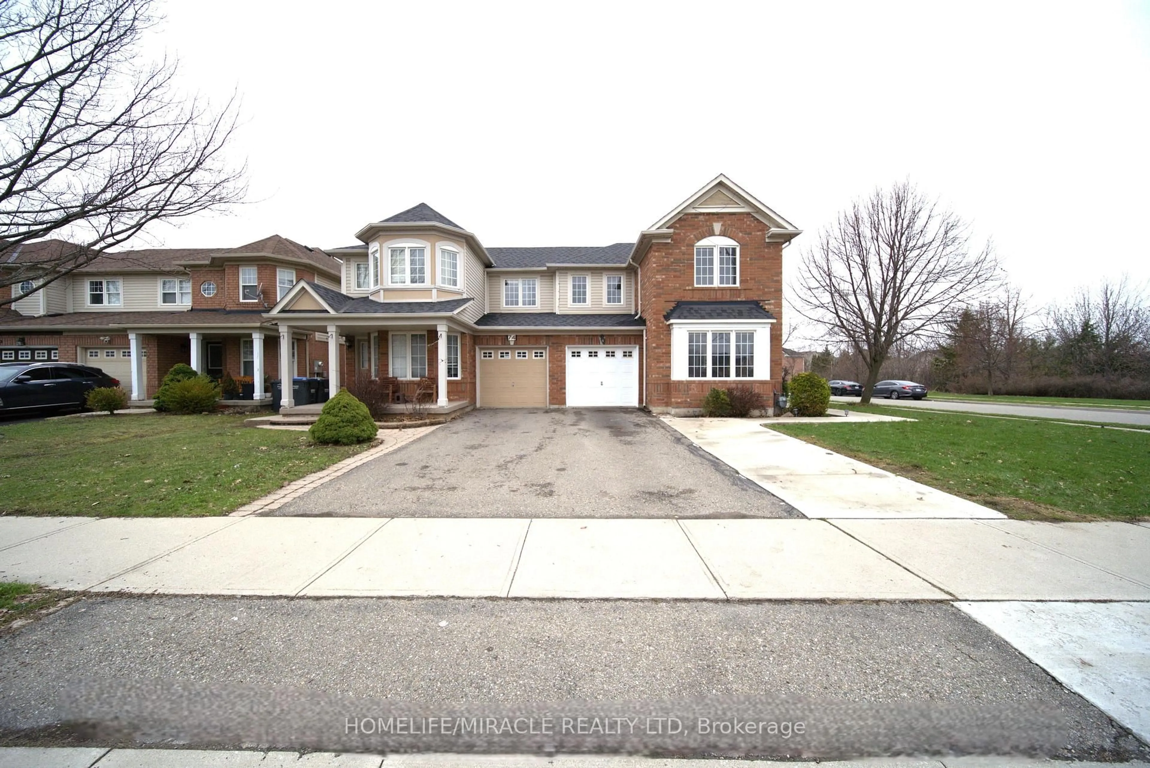 Home with brick exterior material, street for 30 ORANGEGROVE Dr, Brampton Ontario L7A 3N4