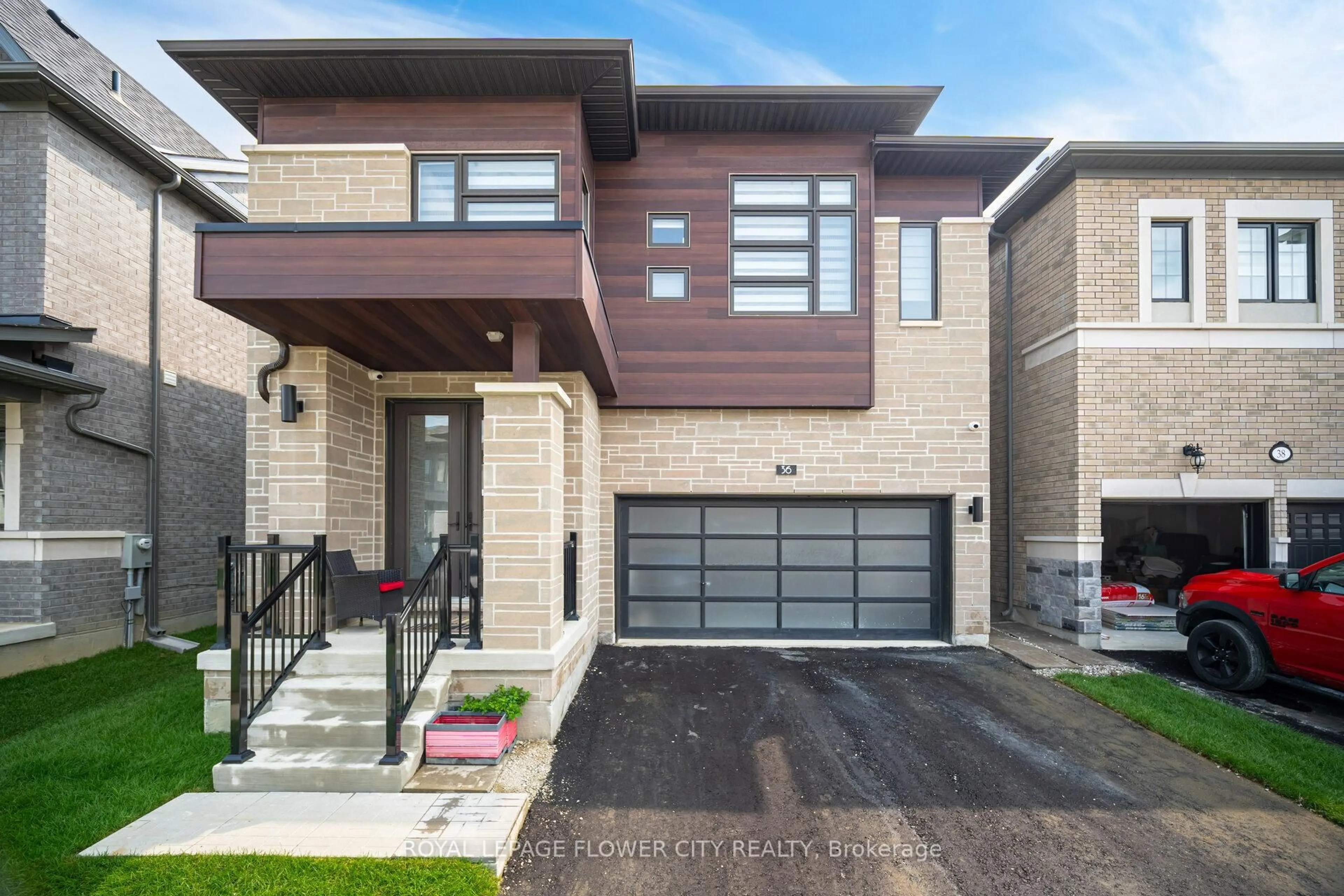 Home with brick exterior material, street for 36 Icon St, Brampton Ontario L6E 4E5