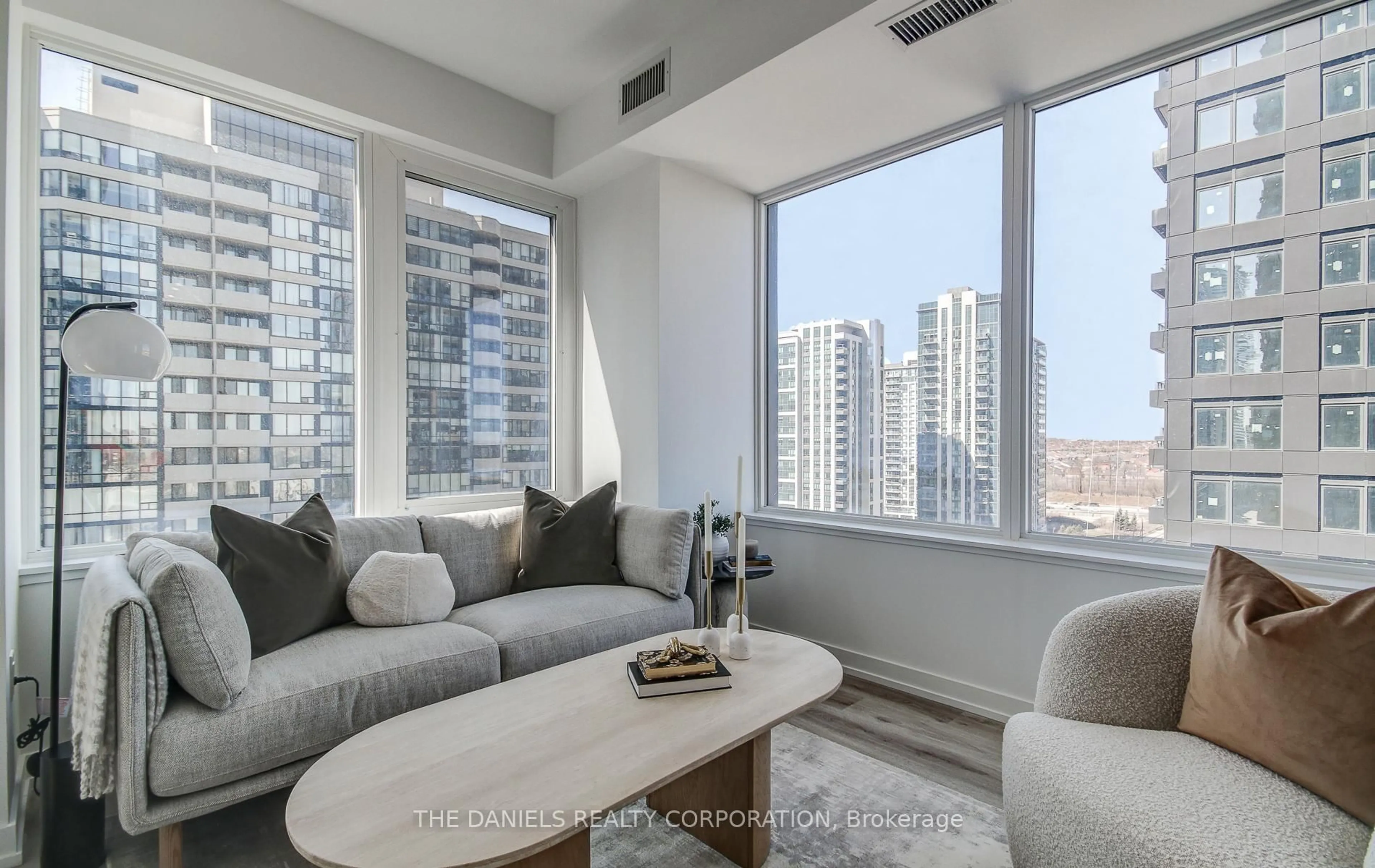 Living room with furniture, unknown for 395 Square One Dr #1310, Mississauga Ontario L5B 0P6