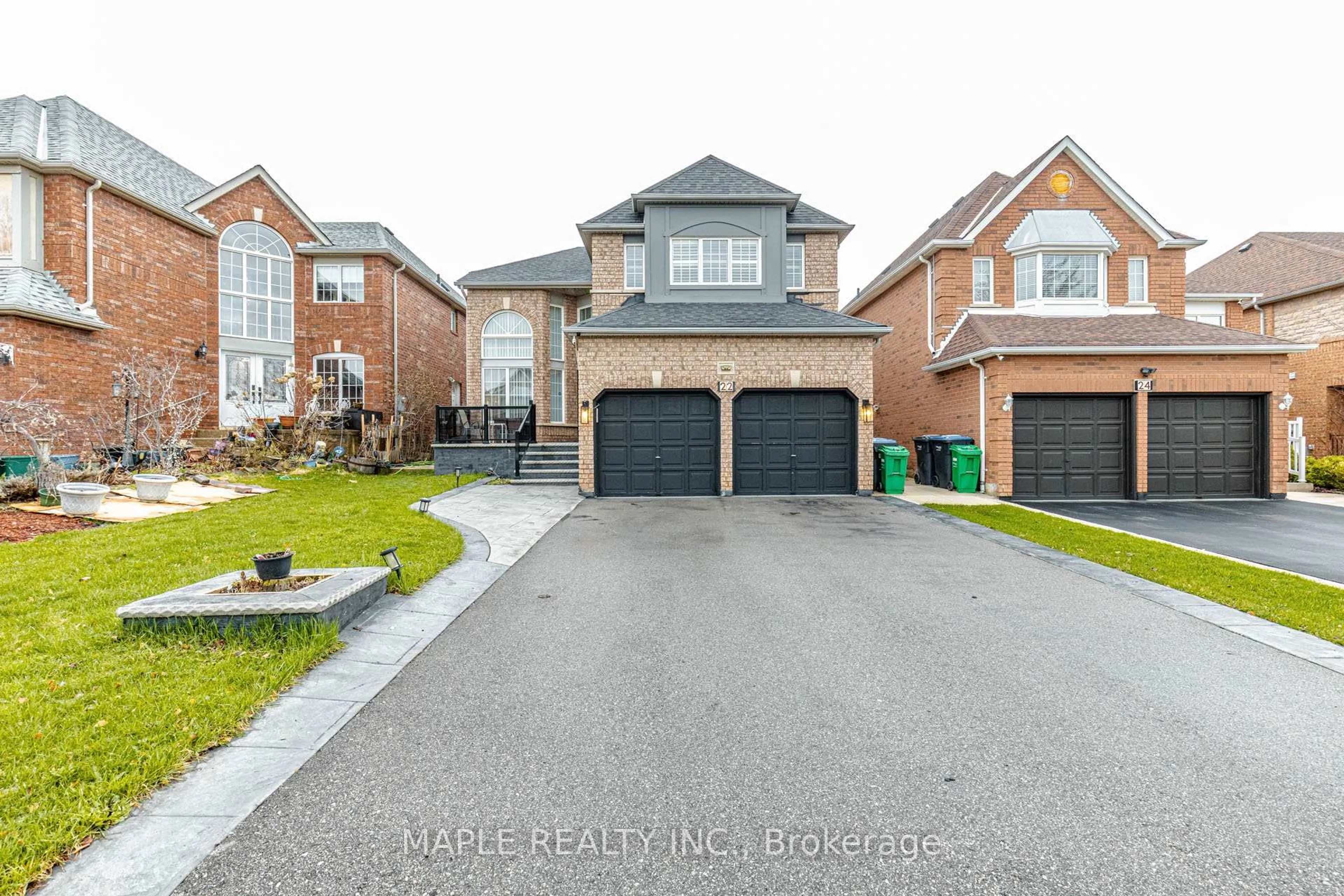 Home with brick exterior material, street for 22 Squirreltail Way, Brampton Ontario L6R 1X4