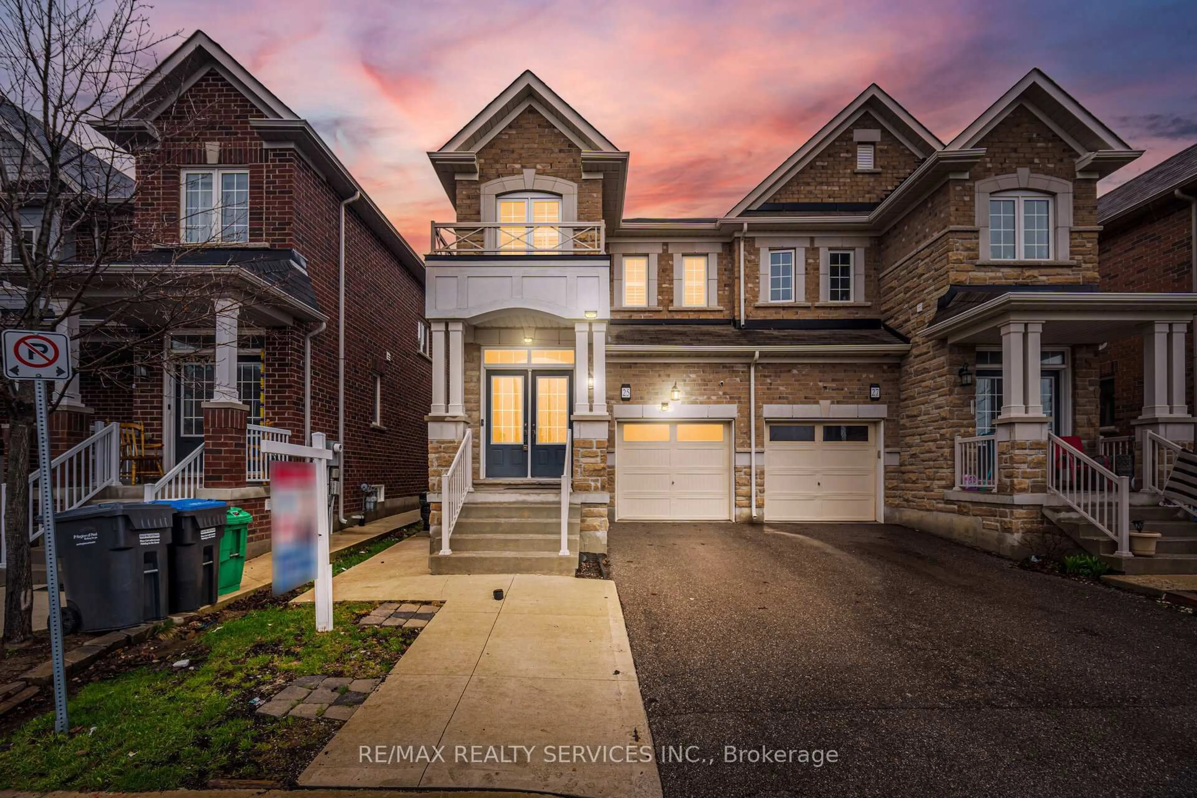 Home with brick exterior material, street for 25 Baffin Cres, Brampton Ontario L7A 4K7