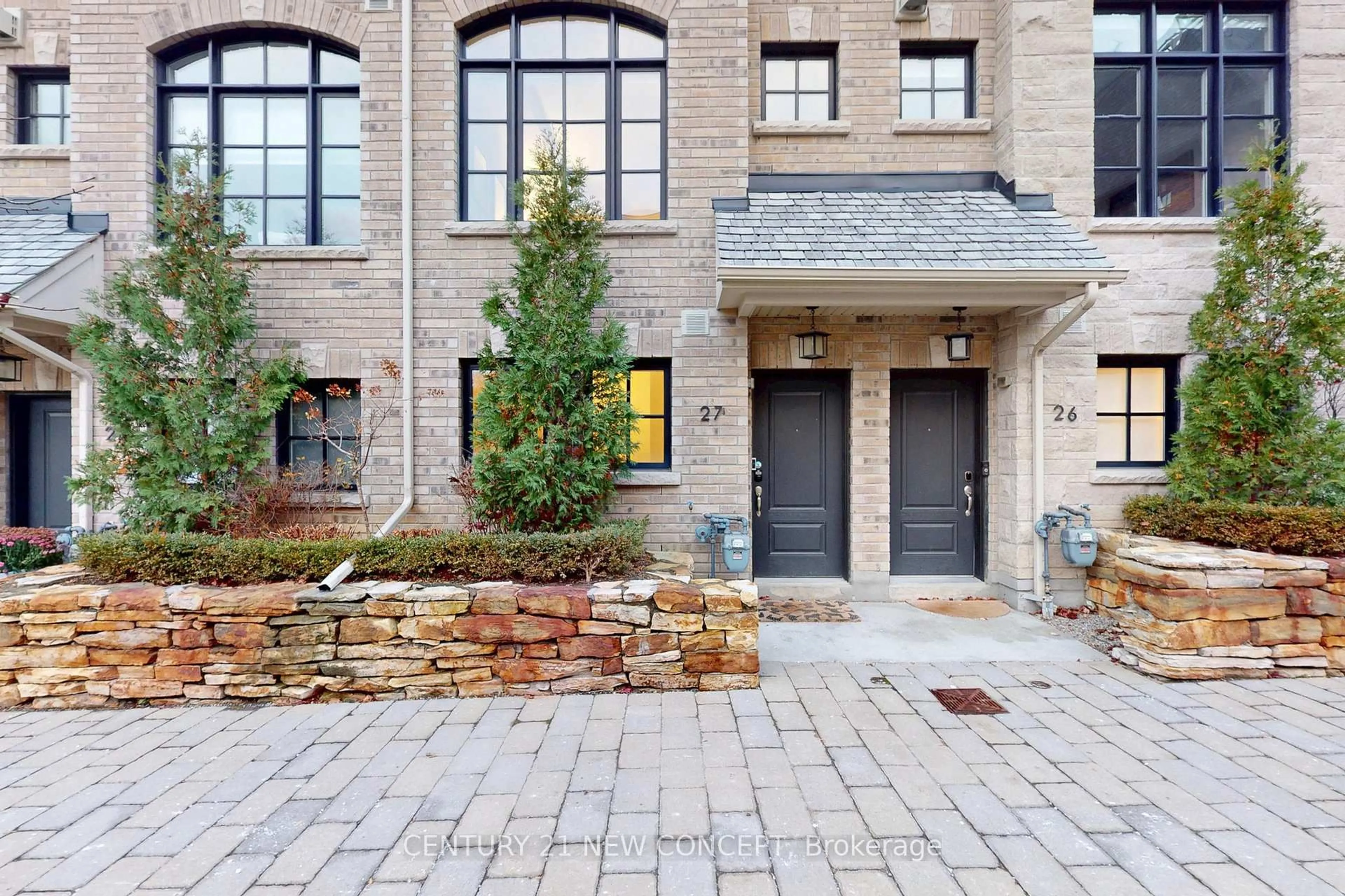 Home with brick exterior material, street for 80 Daisy Ave #27, Toronto Ontario M9W 0B7