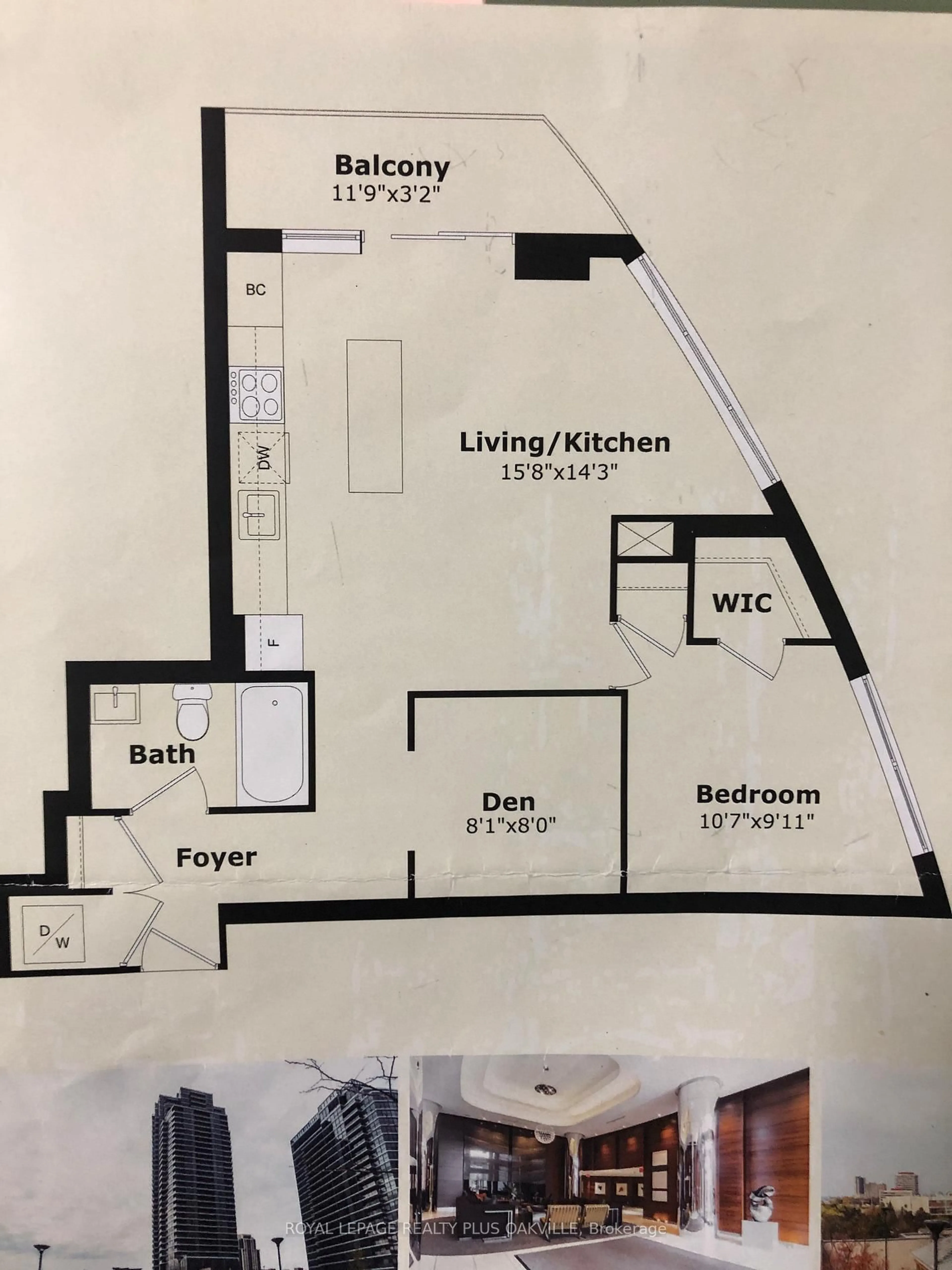 Floor plan for 5 Valhalla Inn Rd #510, Toronto Ontario M9B 0B1