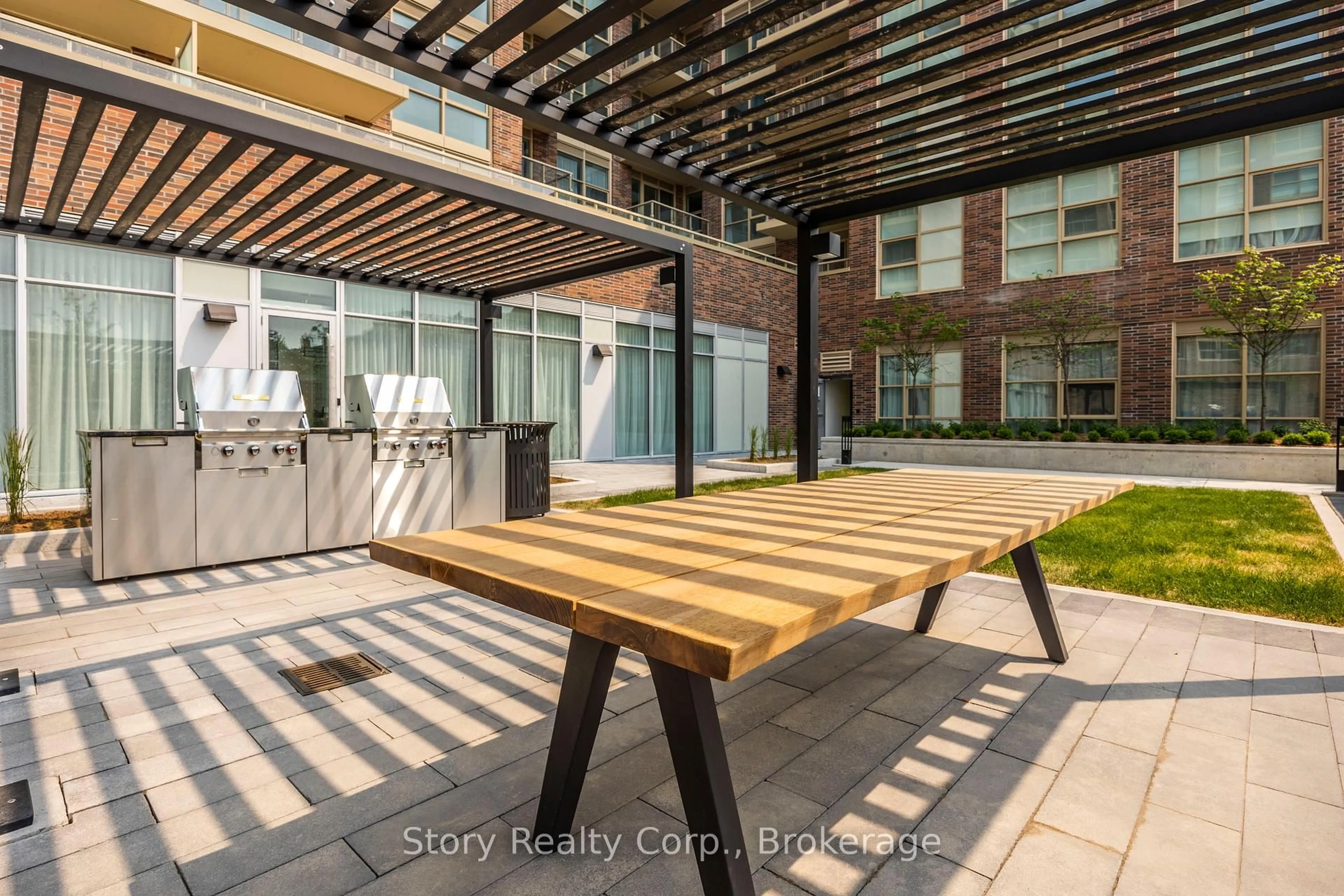 Patio, street for 119 Ford St #108, Toronto Ontario M6N 3A2