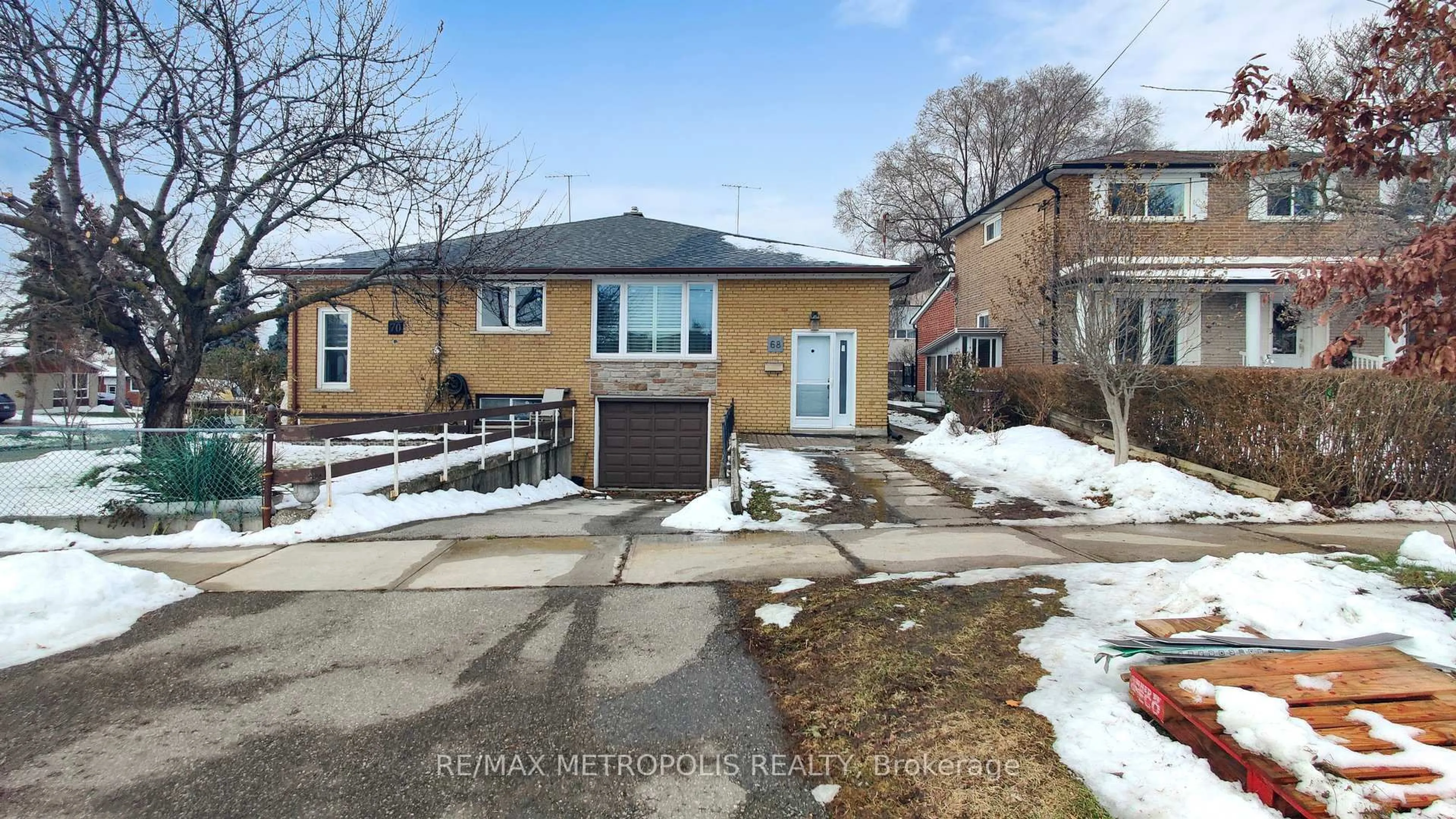 Home with brick exterior material, street for 68 Paulvale Cres, Toronto Ontario M3J 1K5