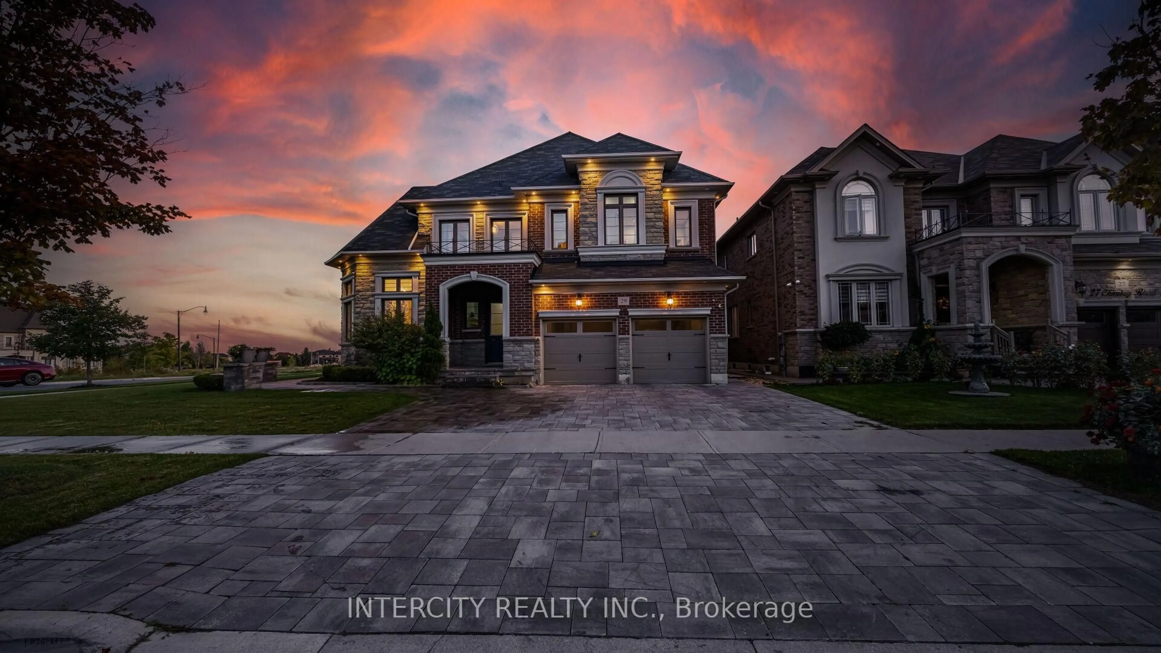 Home with brick exterior material, street for 29 Chiming Rd, Brampton Ontario L6P 4E1