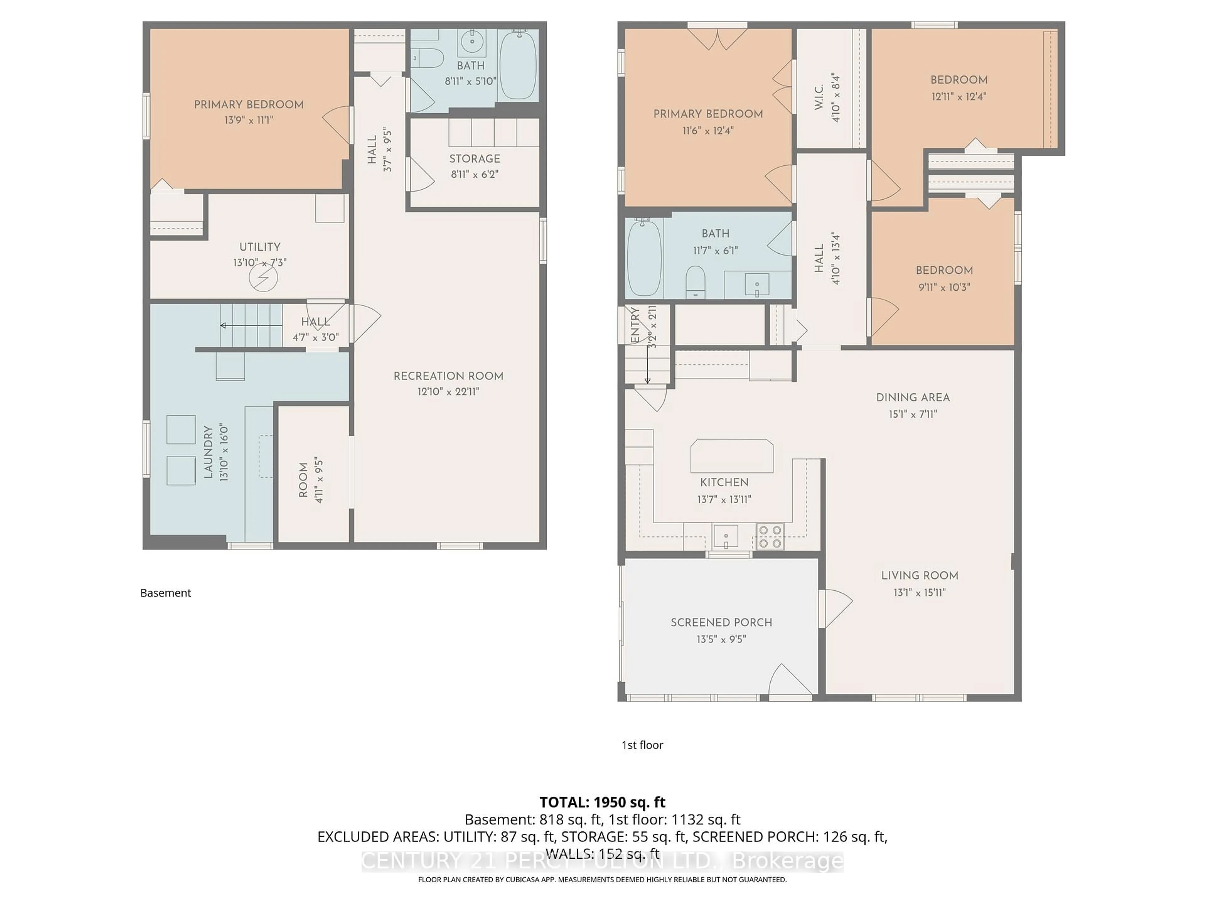 Floor plan for 3 Mill St, Brampton Ontario L6Y 1S4