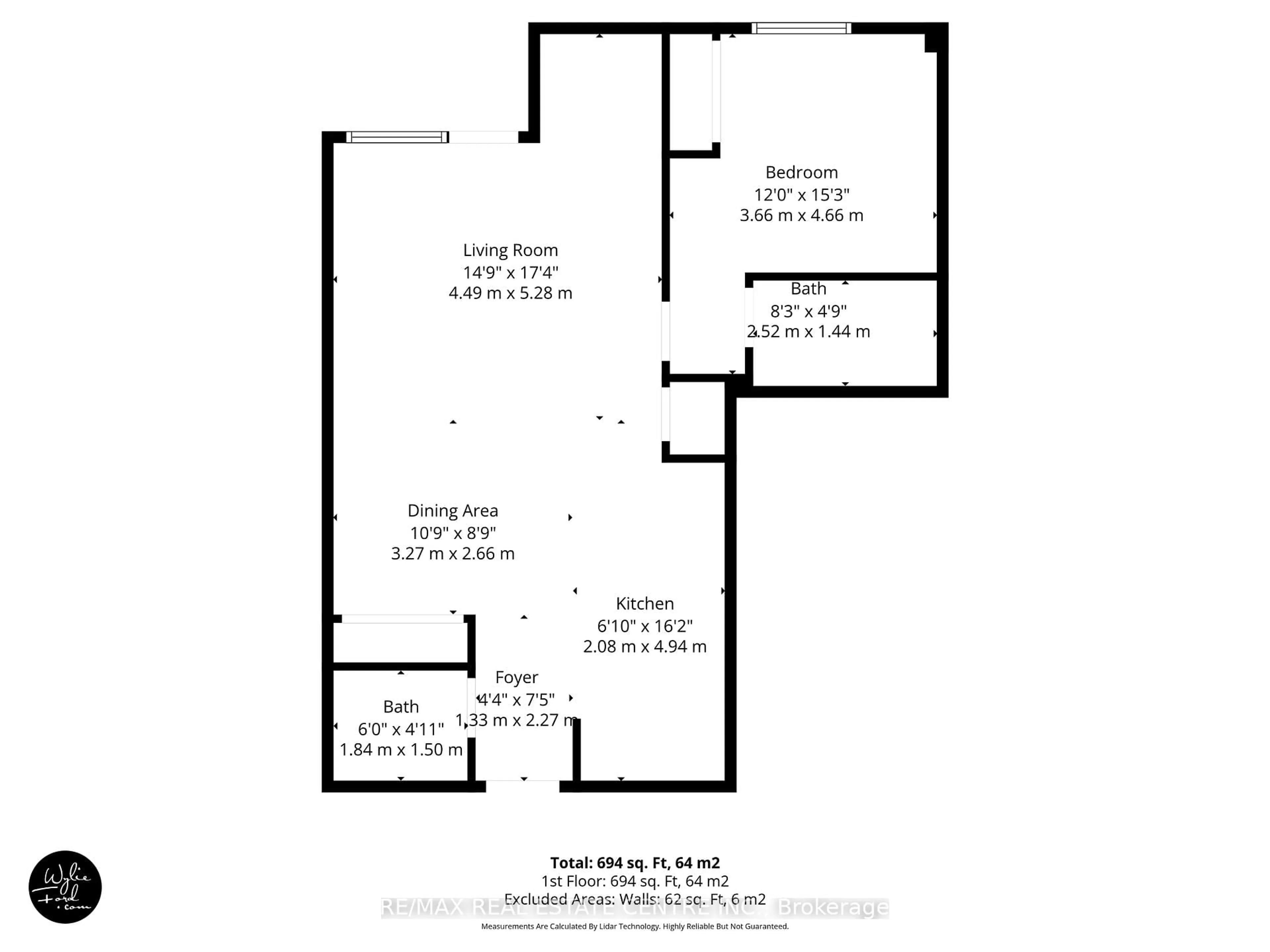 Floor plan for 310 Broadway Ave #211, Orangeville Ontario L9W 1L3