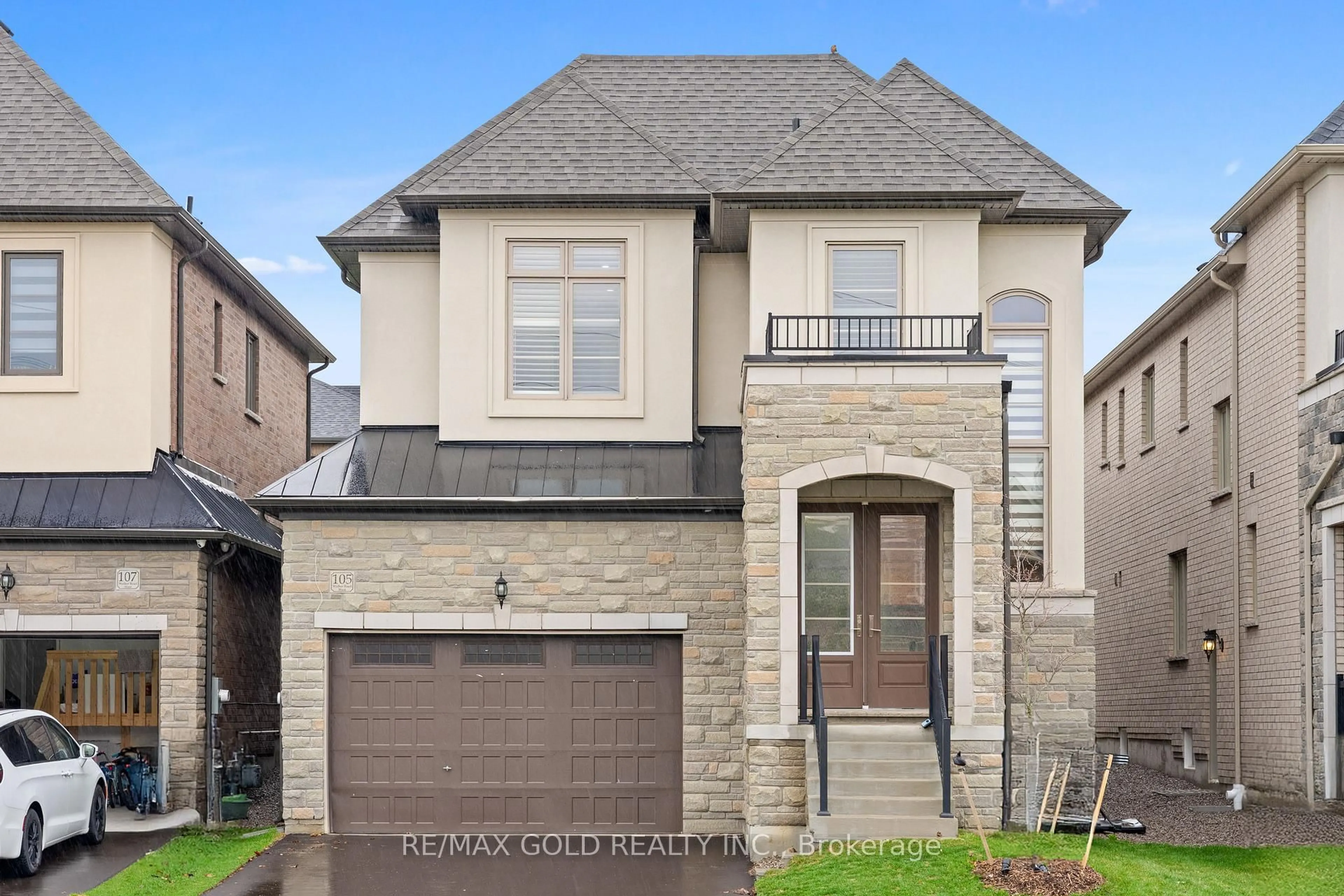 Home with brick exterior material, street for 105 Walker Rd, Caledon Ontario L7C 4M9