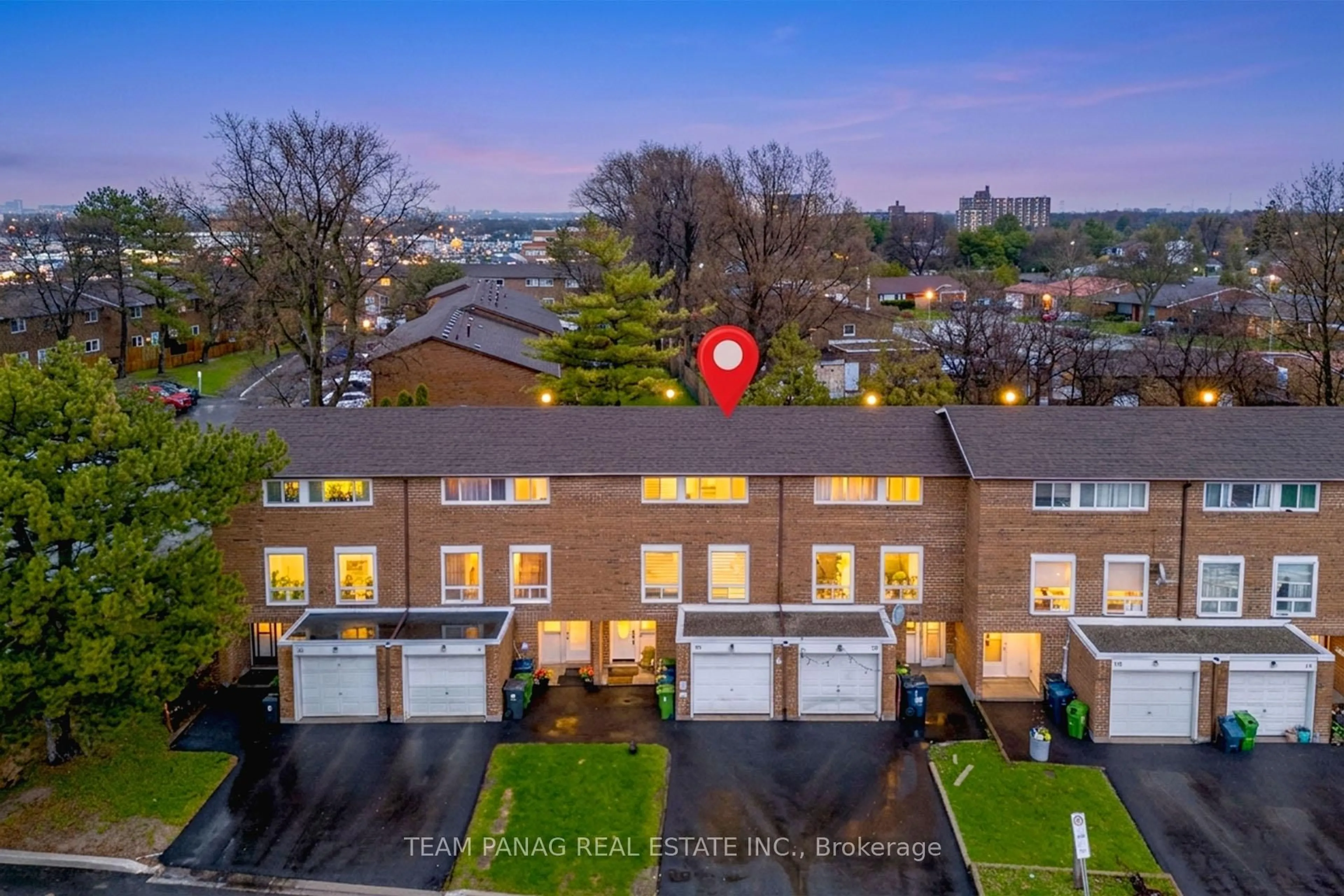 A pic from outside/outdoor area/front of a property/back of a property/a pic from drone, unknown for 9 Kendleton Dr #30, Toronto Ontario M9V 1T6