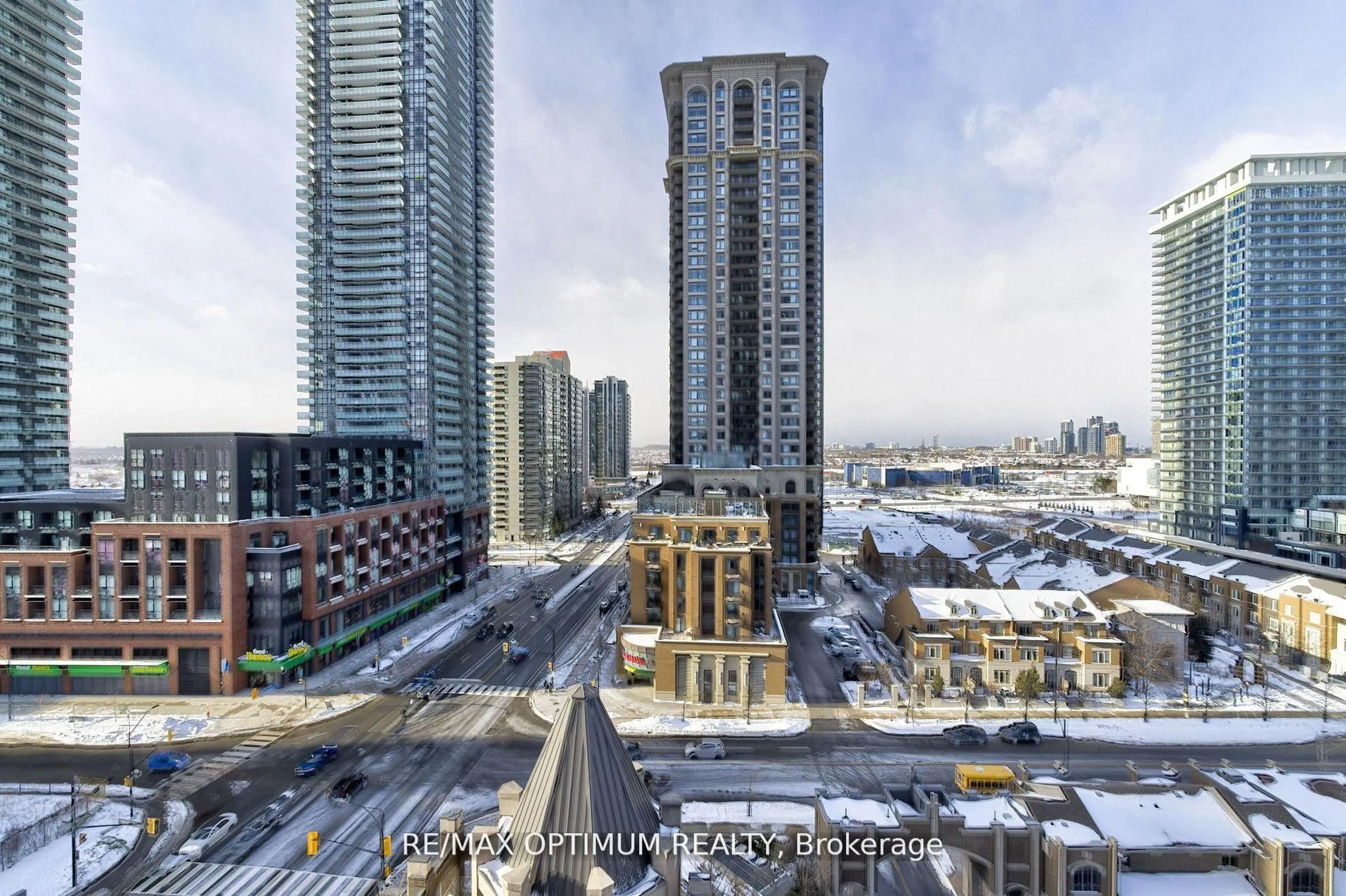 A pic from outside/outdoor area/front of a property/back of a property/a pic from drone, city buildings view from balcony for 388 Prince Of Wales Dr #1104, Mississauga Ontario L5B 0A1