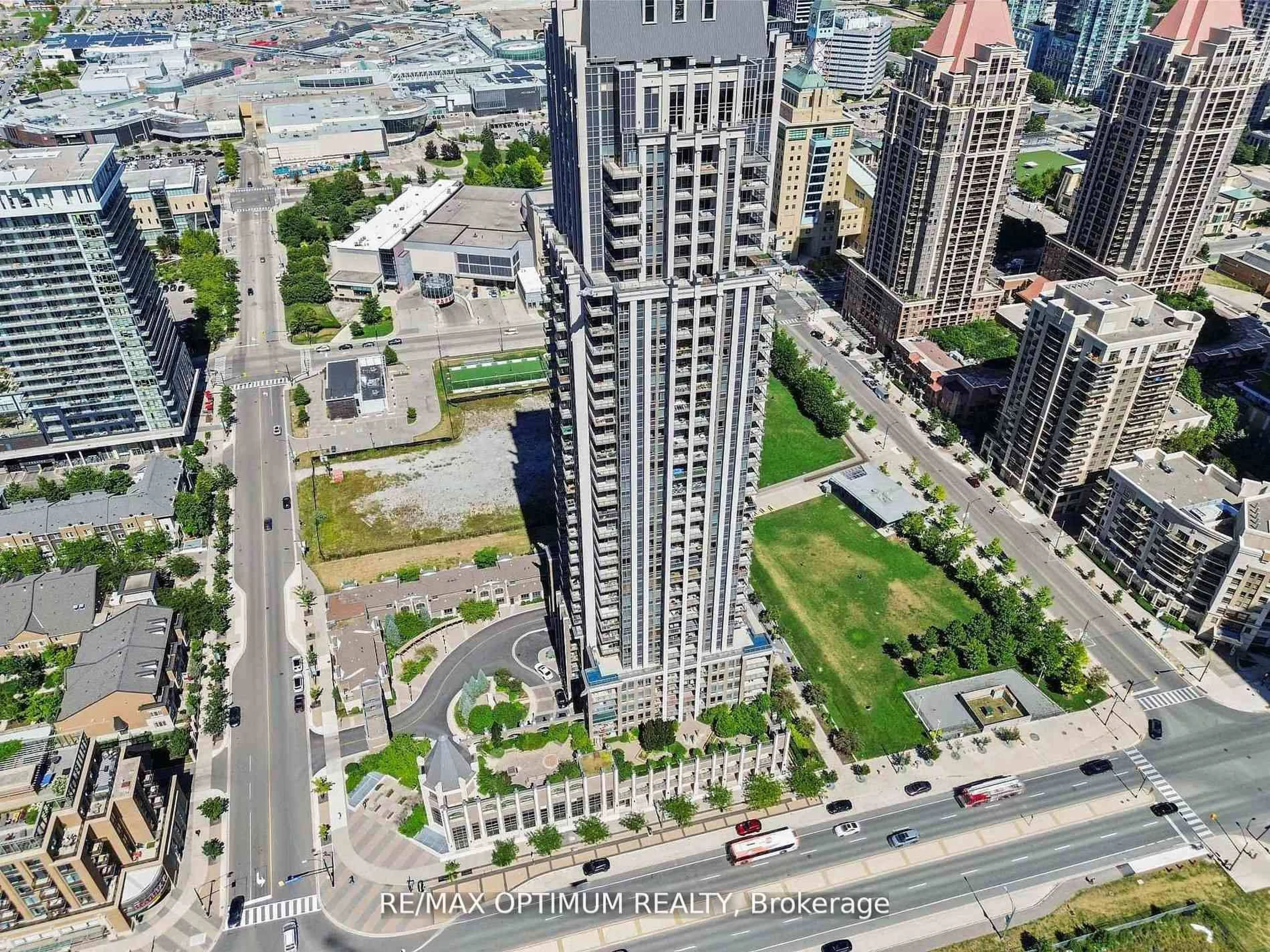 A pic from outside/outdoor area/front of a property/back of a property/a pic from drone, city buildings view from balcony for 388 Prince Of Wales Dr #1104, Mississauga Ontario L5B 0A1