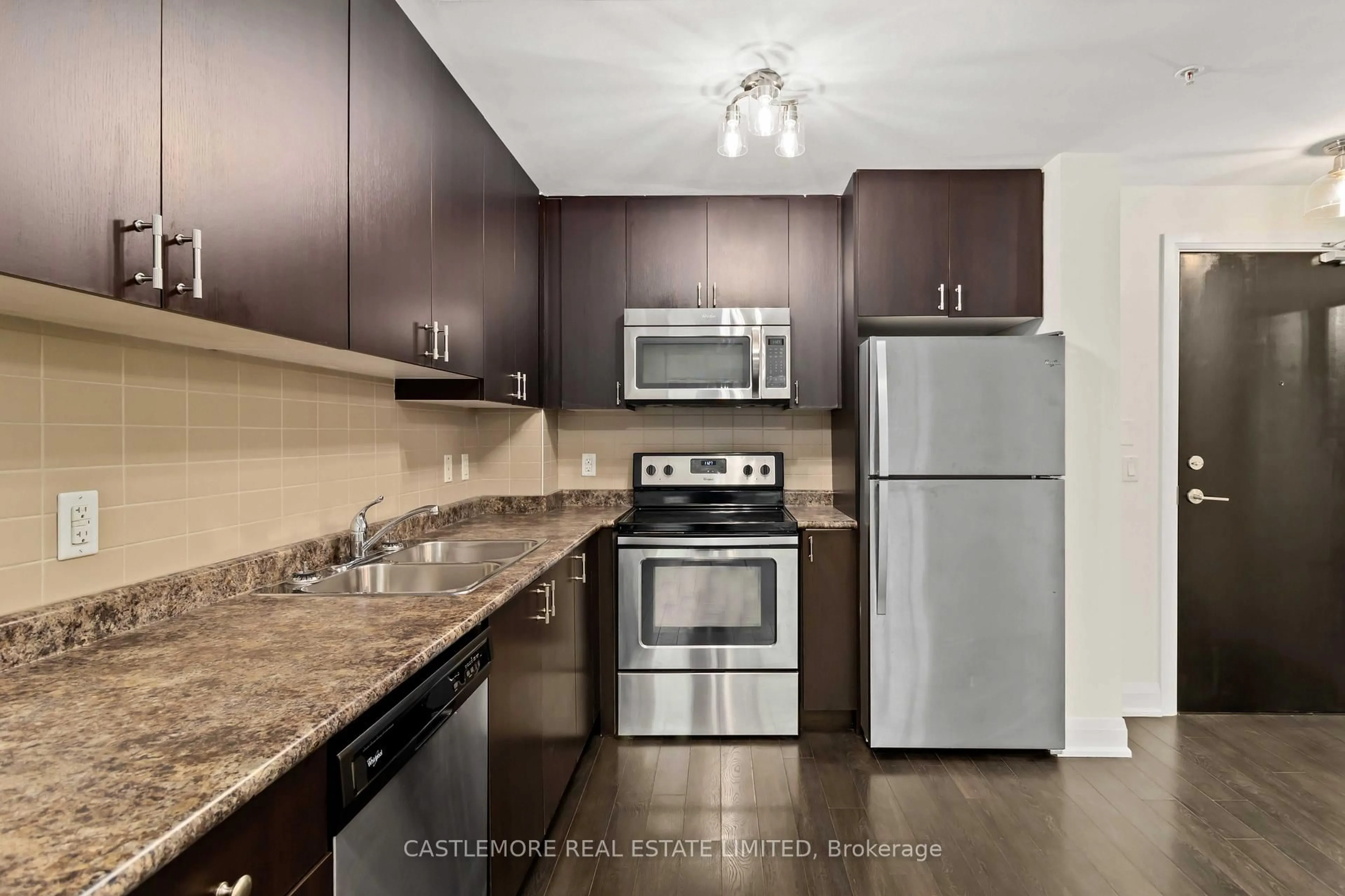 Standard kitchen, unknown for 55 Yorkland Blvd #1109, Brampton Ontario L6P 4K9
