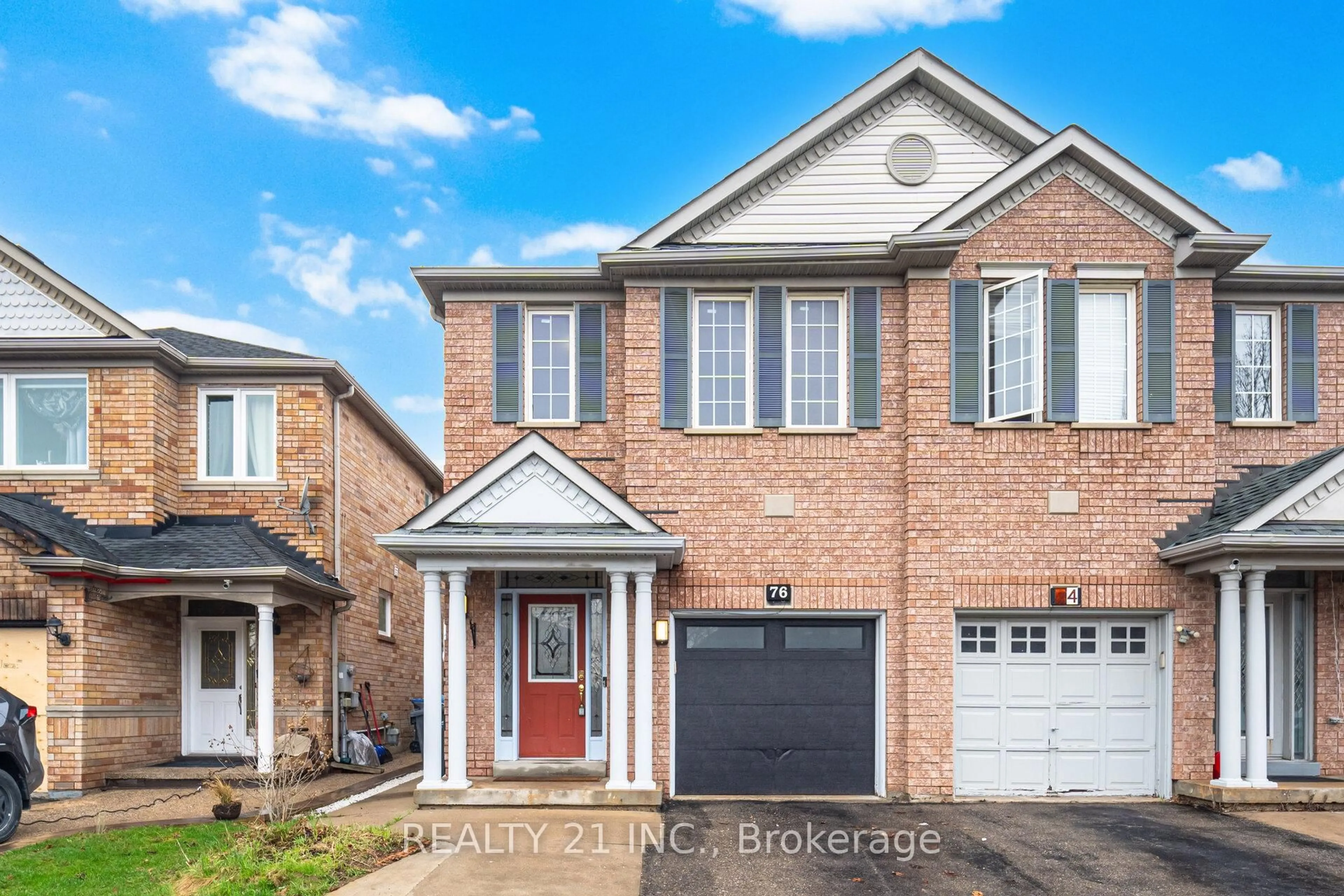 Home with brick exterior material, street for 76 Sweet Clover Cres, Brampton Ontario L6R 2Z9