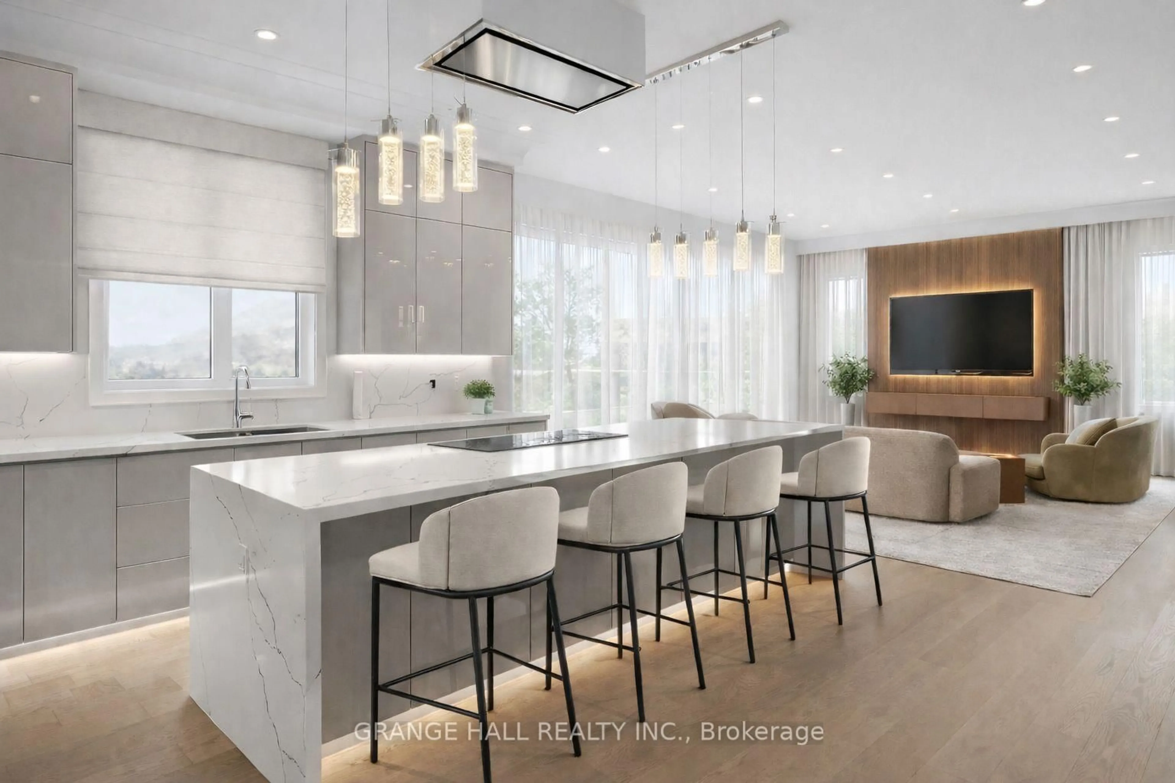 Contemporary kitchen, ceramic/tile floor for 16 Barker Ave, Toronto Ontario M4C 2N3