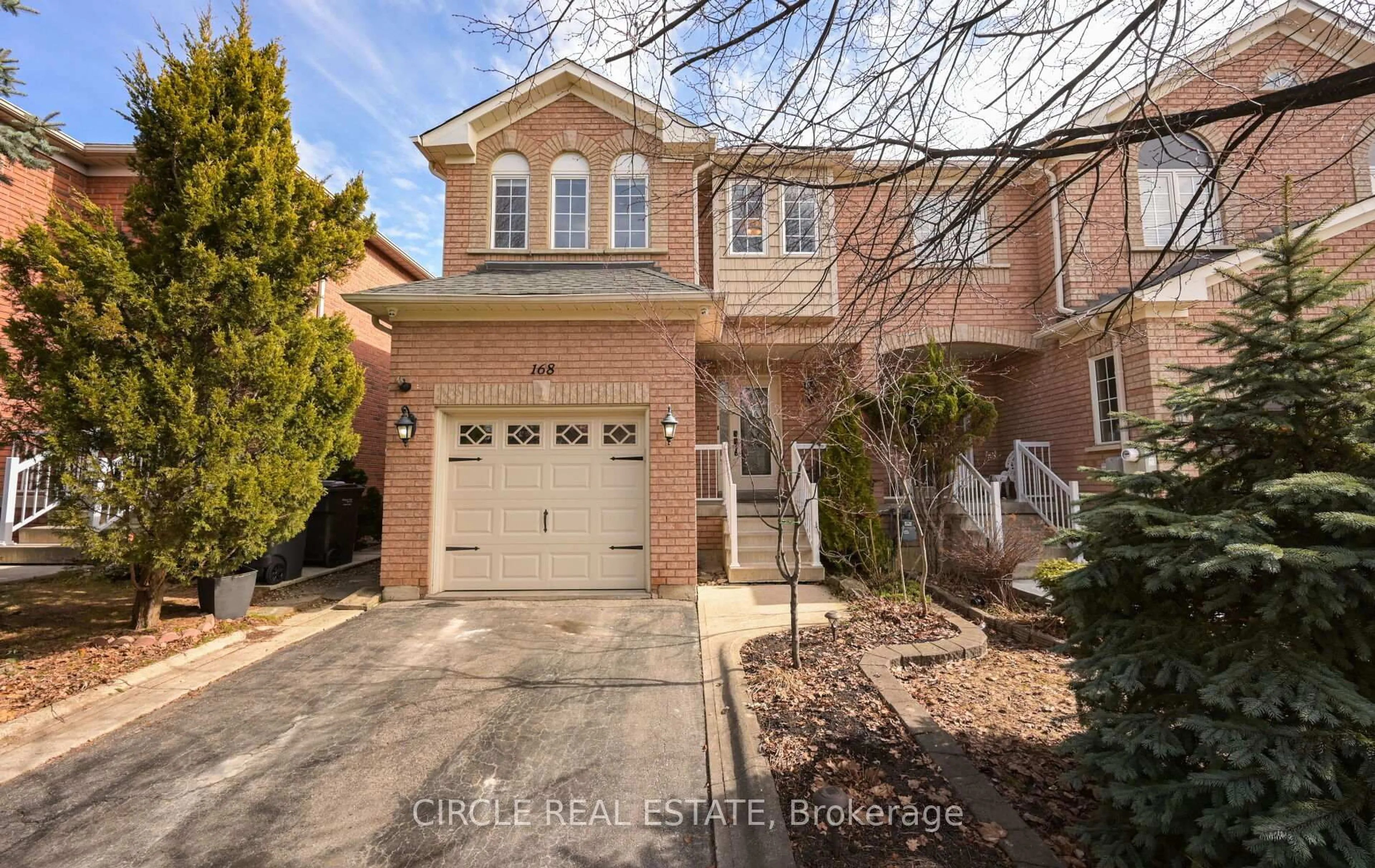 Home with brick exterior material, street for 168 TWIN PINES Cres, Brampton Ontario L7A 1N2