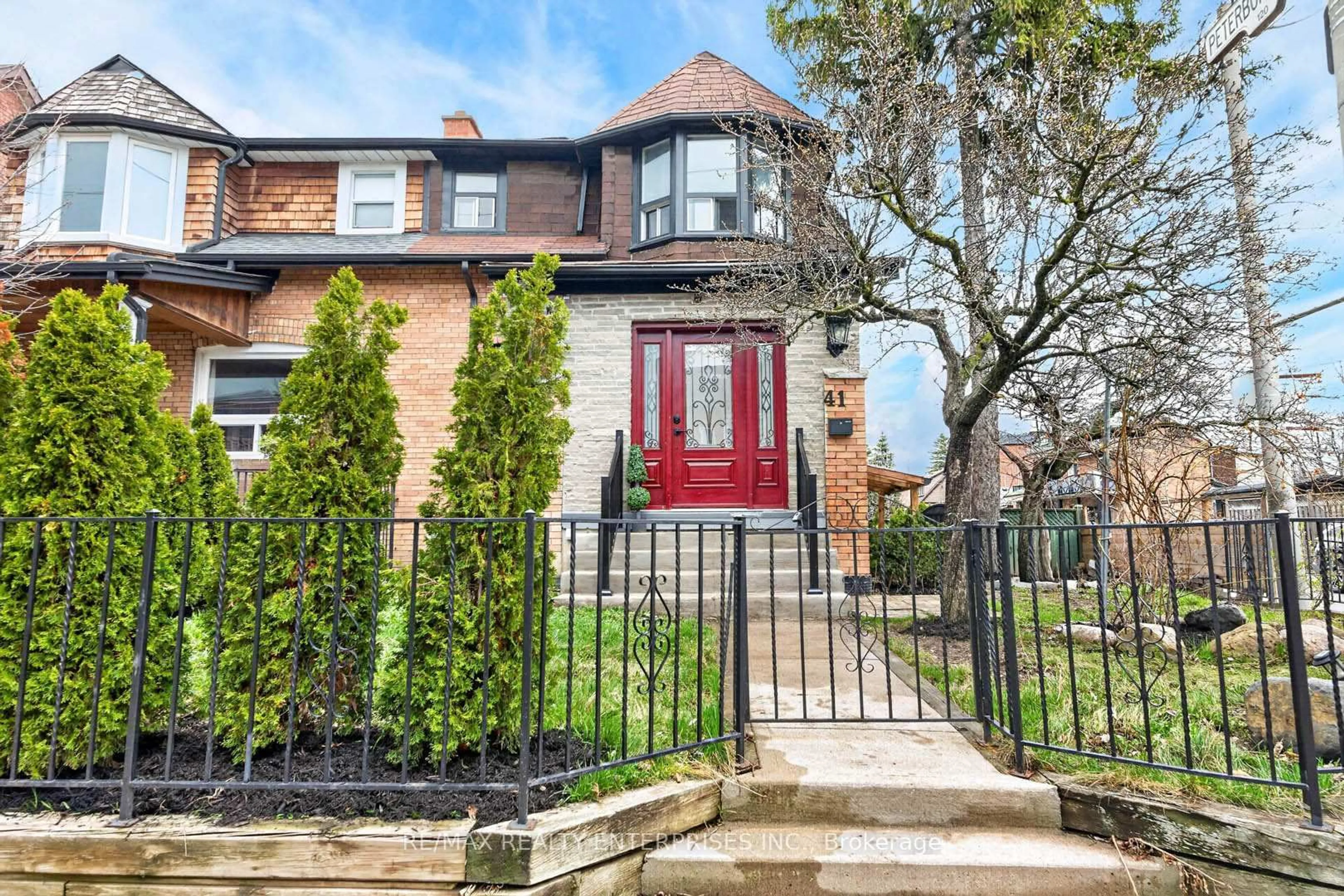 Home with brick exterior material, street for 41 Greenlaw Ave, Toronto Ontario M6H 3V7