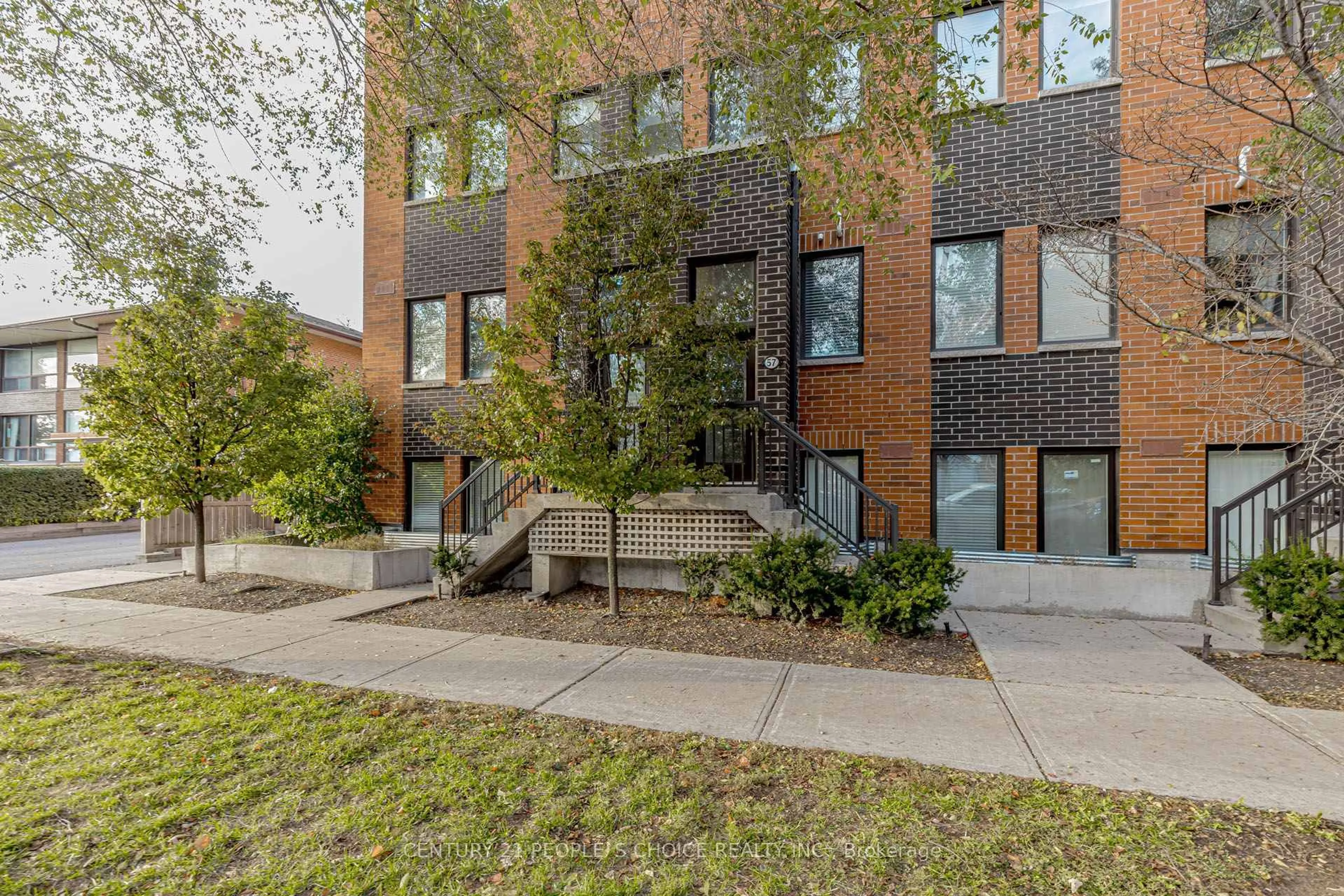 Home with brick exterior material, street for 68 Winston Park Blvd #57, Toronto Ontario M3K 1C3