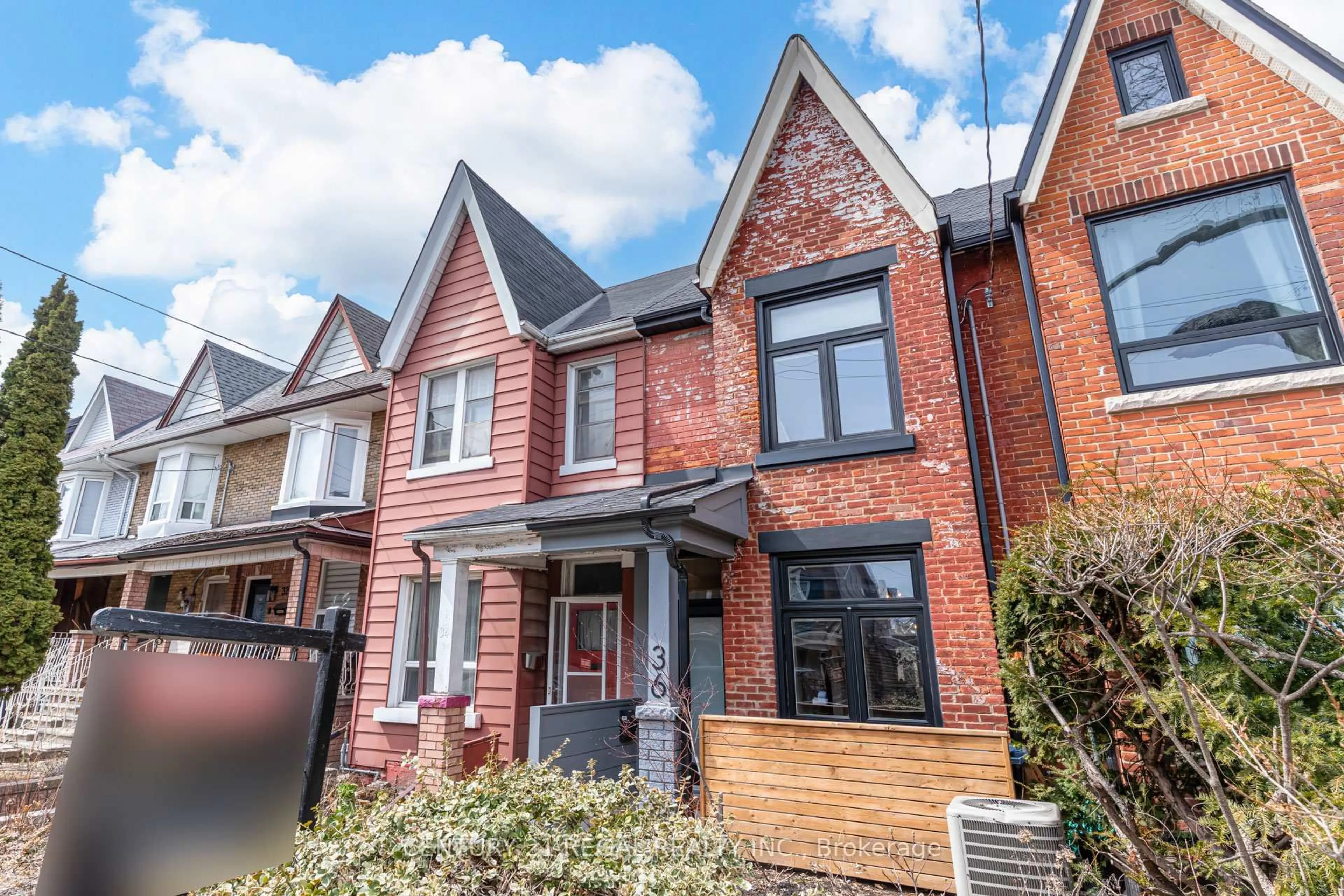 Home with brick exterior material, street for 36 Golden Ave, Toronto Ontario M6R 2J4