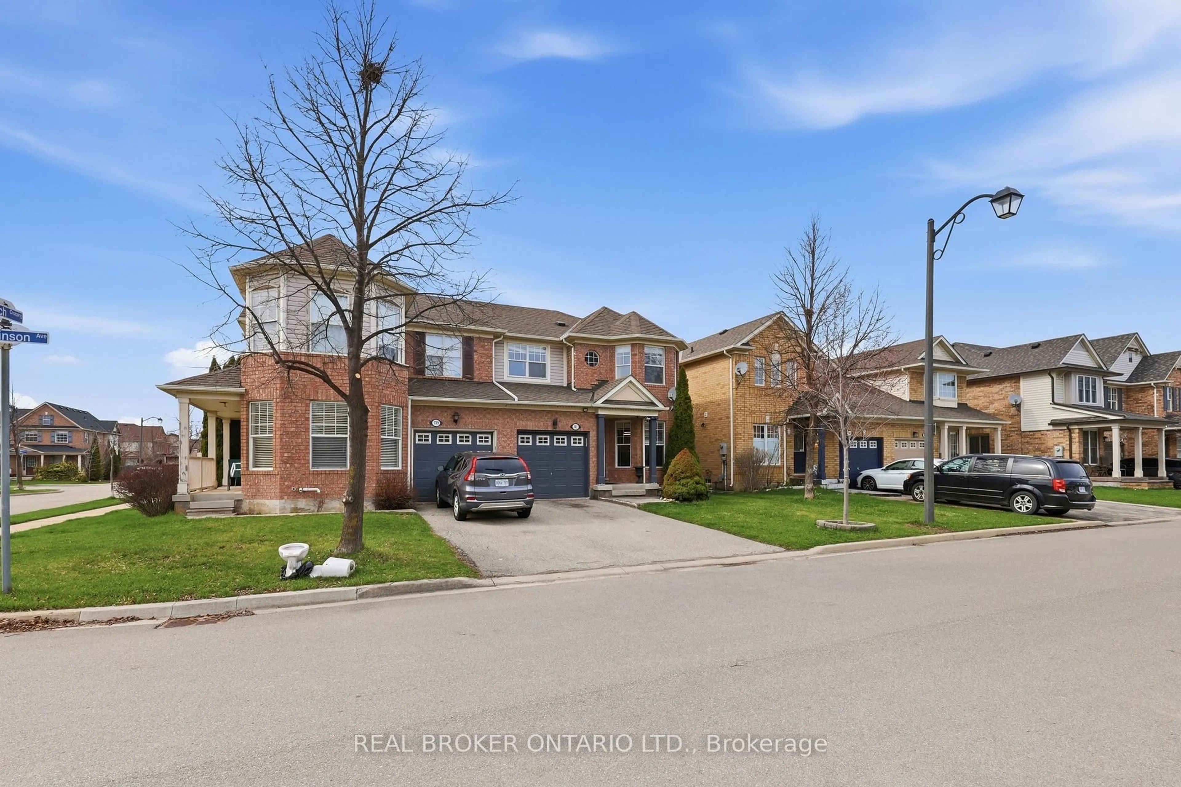 A pic from outside/outdoor area/front of a property/back of a property/a pic from drone, street for 741 Hutchinson Ave, Milton Ontario L9T 6A7