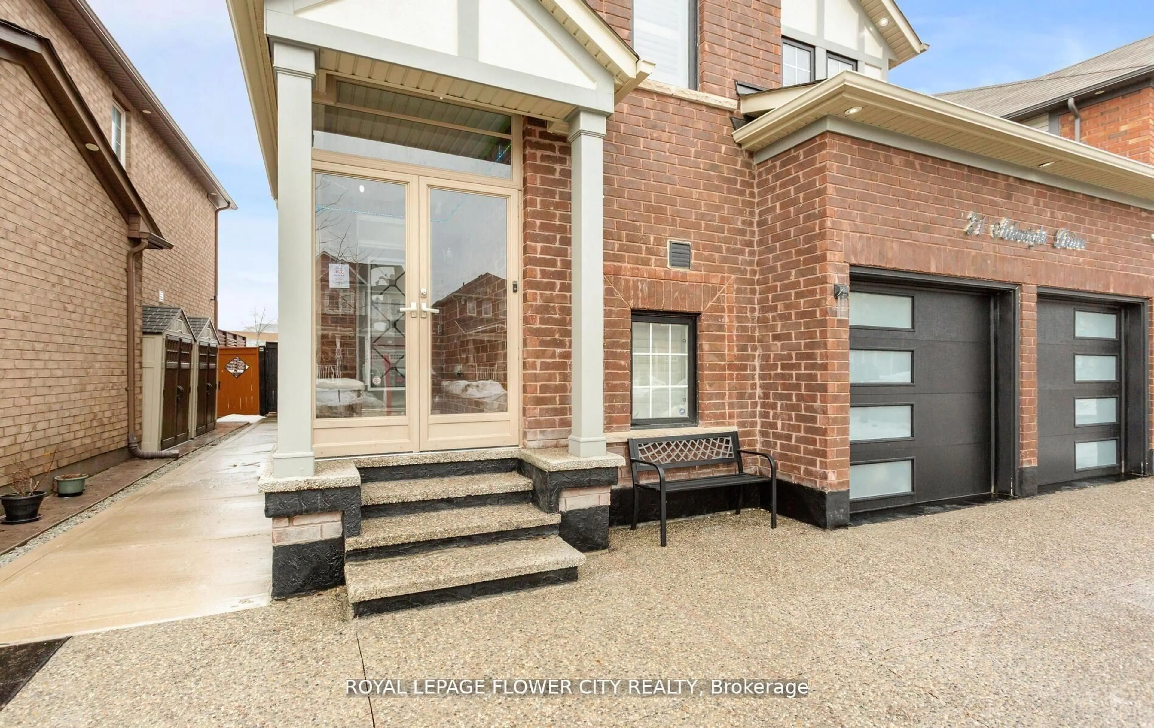 Home with brick exterior material, street for 21 Arkwright Dr, Brampton Ontario L7A 0V2