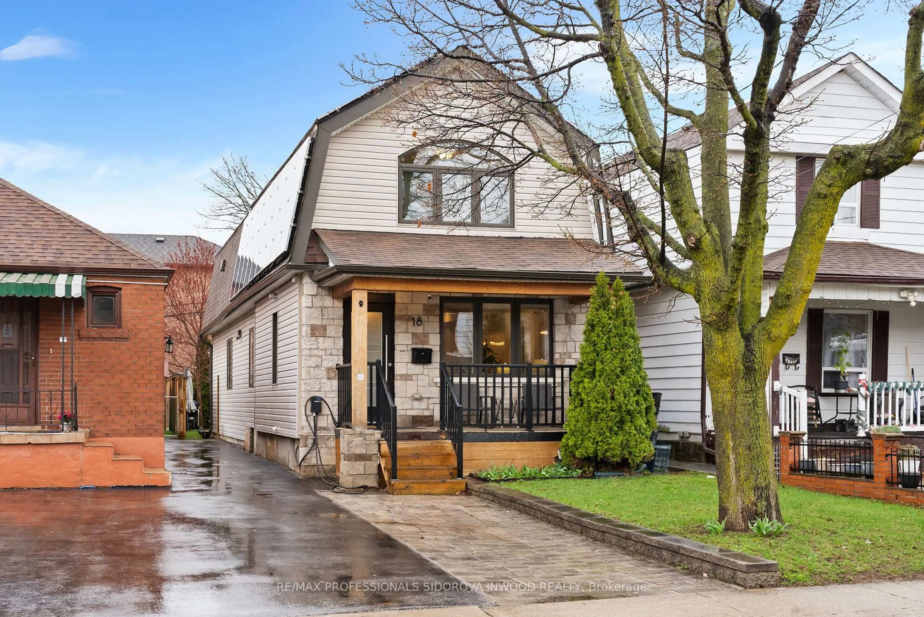 Home with brick exterior material, street for 18 Bayliss Ave, Toronto Ontario M6N 4P3